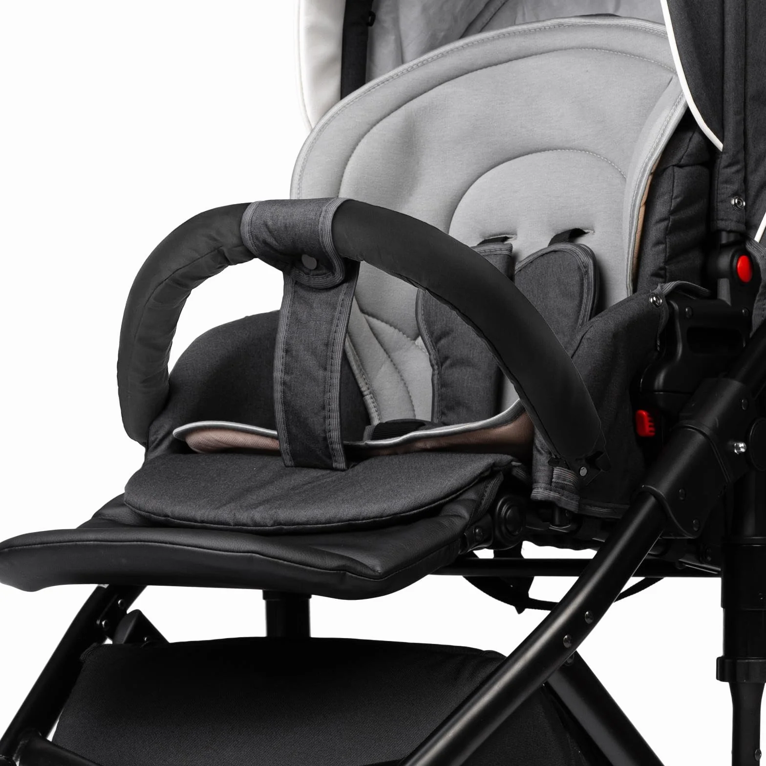 Barra di sicurezza per passeggino, barra per passeggino, bracciolo per passeggino corrimano, maniglia universale, per accessori per passeggino