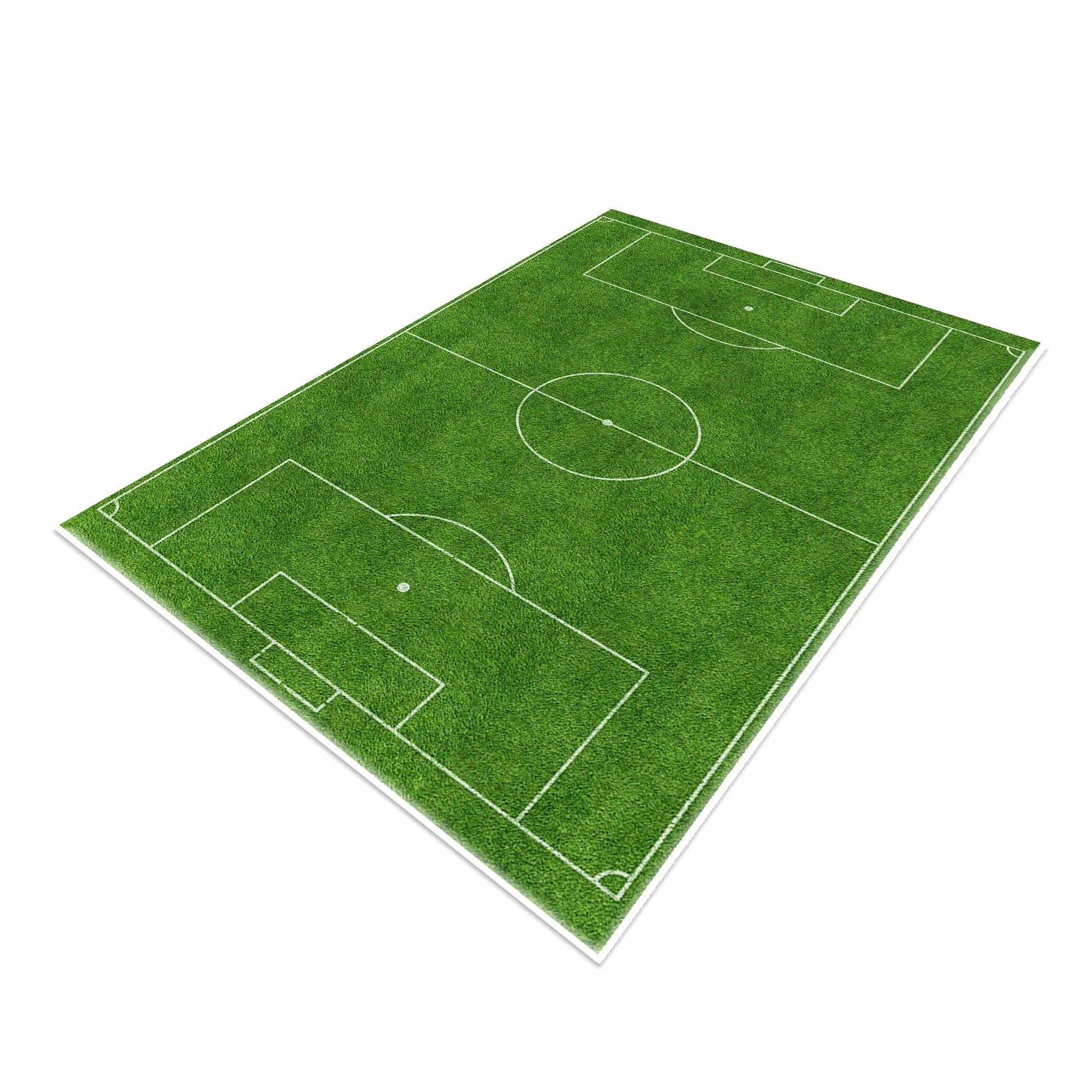 Tappeto da campo da calcio, Funs Home Decor Tappetino da gioco per ragazzi Ragazze Sport Theme Room Green 80×120cm