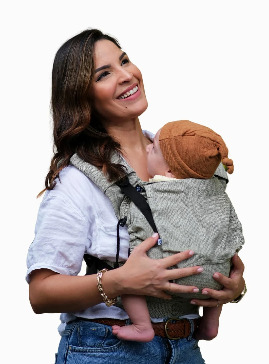 NEKO SWITCH Baby - Marsupio Neonato Portabebè Regolabile Ergonomico Neonato Zaino Porta Bimbo e Bebè (Moss)