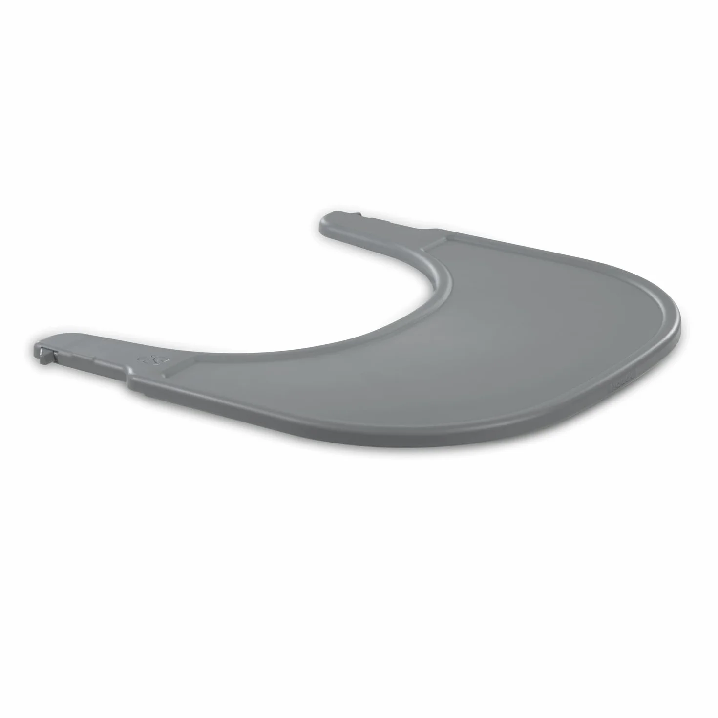 Hauck Alpha Click Tray Tacna Bambini Materiale Riciclato GRS Grigio per Seggiolone Legno Alpha+ Beta+