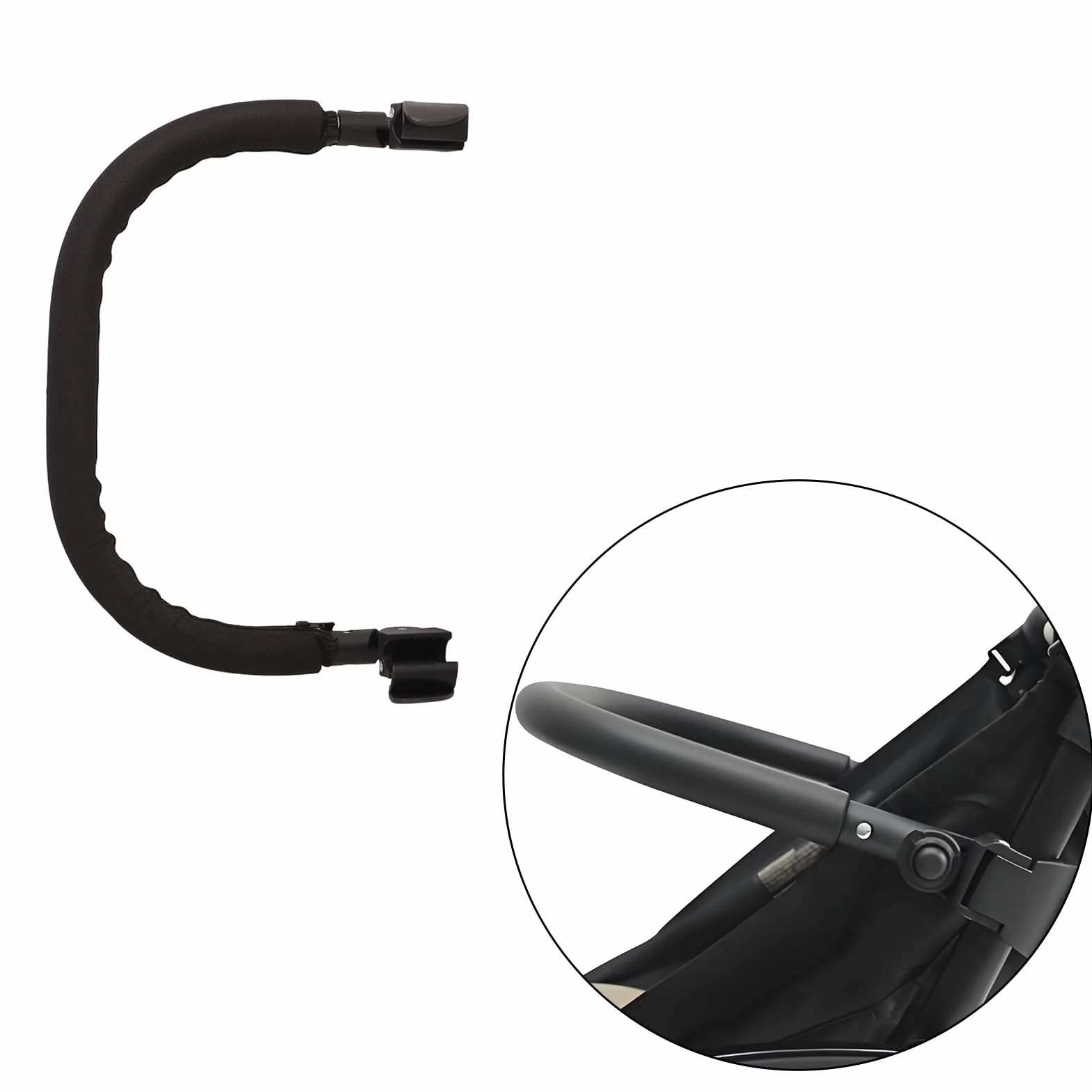 Prams per le Barre del Paraurti Regolabili del Bracciolo Passeggino per Baby-passeggino per il Bracciolo, Passeggini, per Babyzen e Yoyo, per la Distanza tra Due Tubi è 38-42 Cm