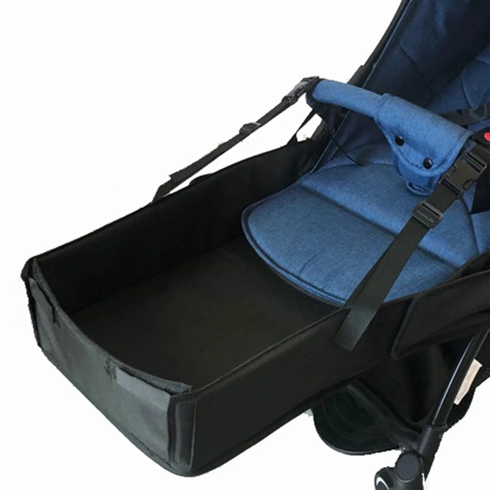 MagiDeal Poggiapiedi per passeggino 19 "Accessori Comodo passeggino universale regolabile Oxford nero Poggiapiedi Prolunga per carrozzina