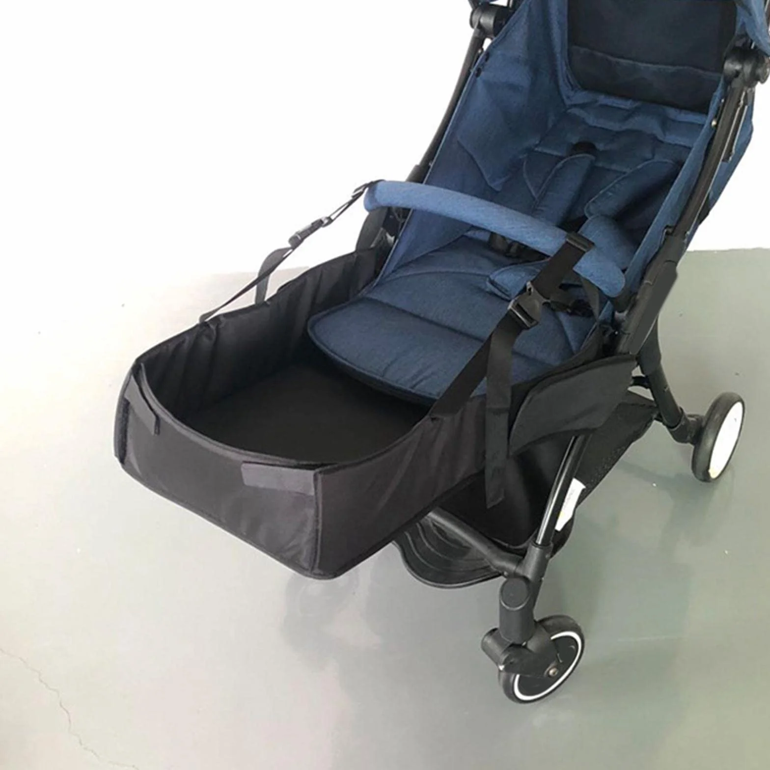 MagiDeal Poggiapiedi per passeggino 19 "Accessori Comodo passeggino universale regolabile Oxford nero Poggiapiedi Prolunga per carrozzina