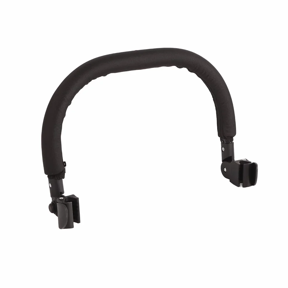 Generic Paraurti universale per passeggino, bracciolo regolabile con copertura con cerniera per una pulizia rapida, compatibile con passeggini Babyzen Yoyo 40 x 9 cm (nero)