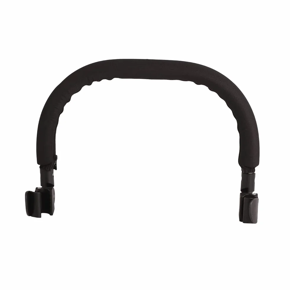 Generic Paraurti universale per passeggino, bracciolo regolabile con copertura con cerniera per una pulizia rapida, compatibile con passeggini Babyzen Yoyo 40 x 9 cm (nero)