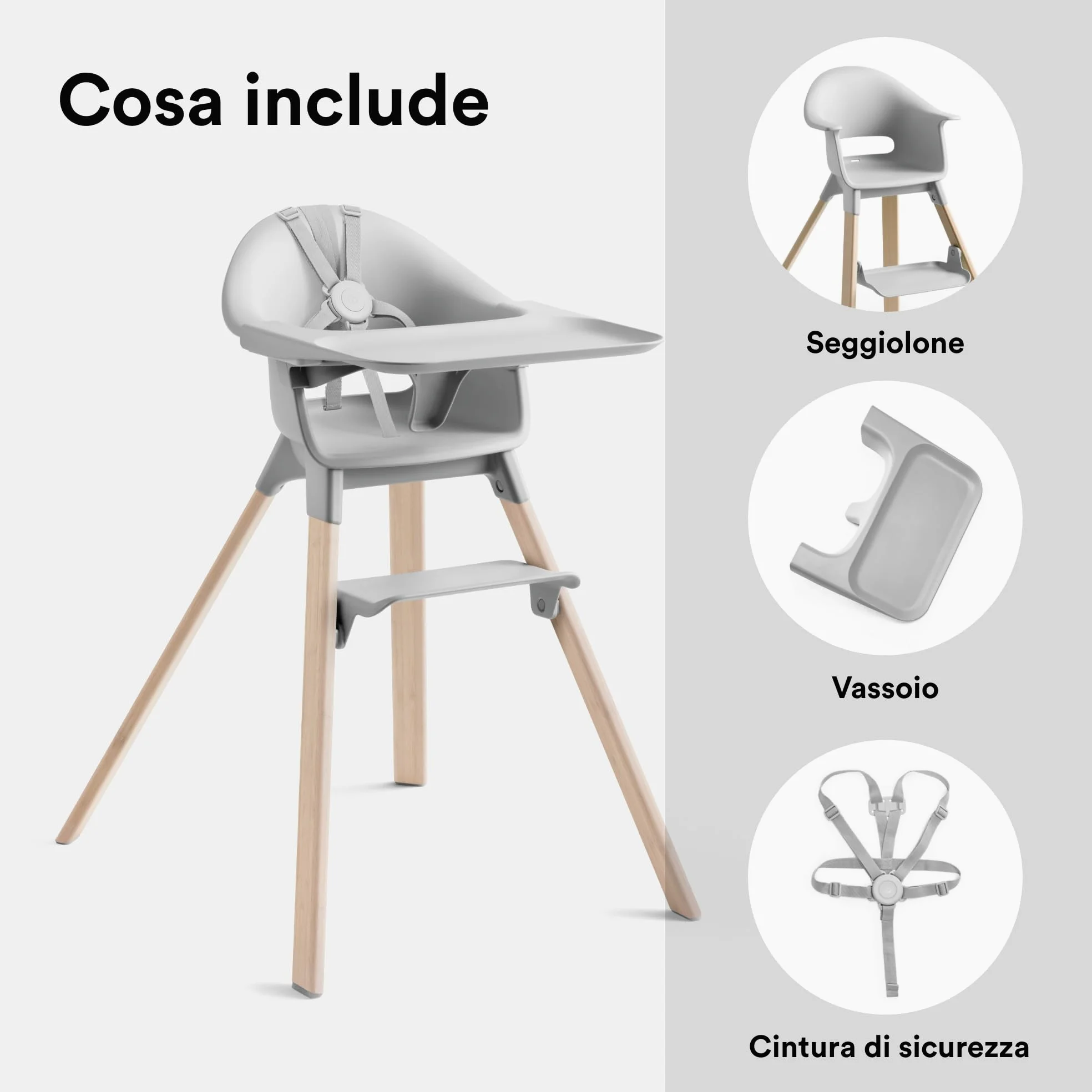 Stokke Clikk - Seggiolone, colore: Bianco