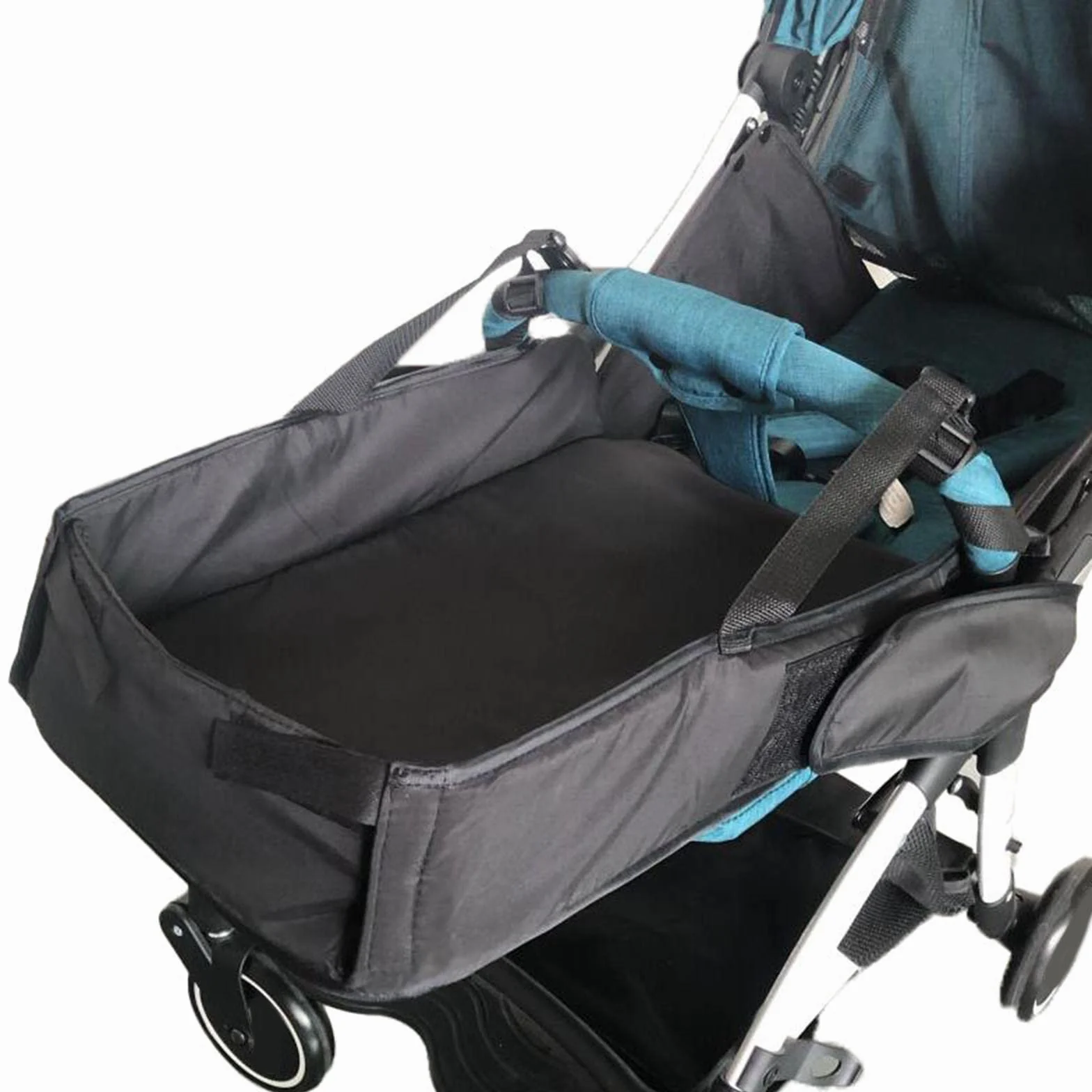 MagiDeal Poggiapiedi per passeggino 19 "Accessori Comodo passeggino universale regolabile Oxford nero Poggiapiedi Prolunga per carrozzina