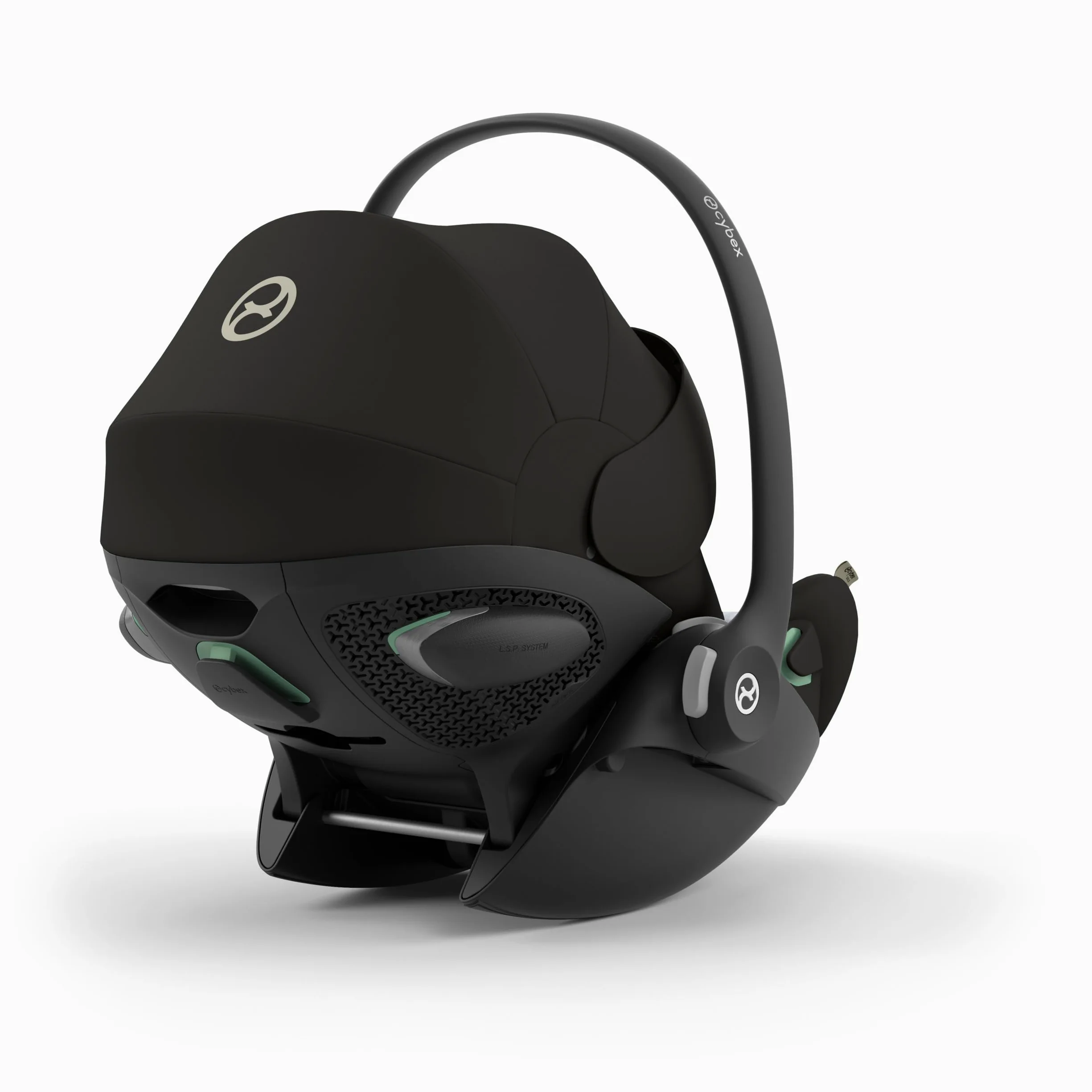 CYBEX Gold Seggiolino auto Cloud G i-Size Comfort, Incl. riduttore per neonati, Dalla nascita a circa 24 mesi, Per bambini da 40 cm a 87 cm, Max. 13 kg, Magic Black