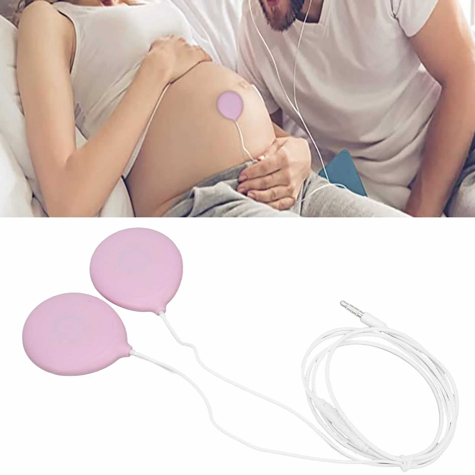 Cuffie Prenatali Monitor Gravidanza Dispositivo Audio Pancia Regalo Future Mamme
