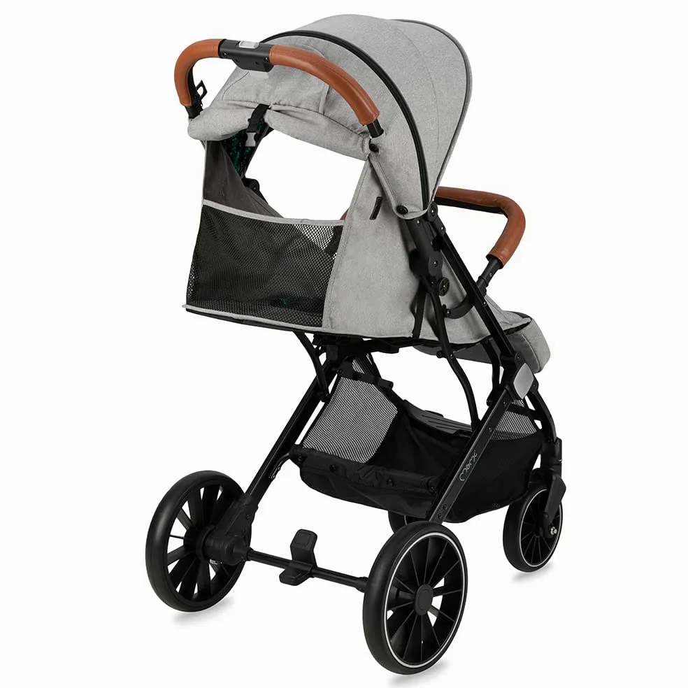 Passeggino MoMi ESTELLE DAKAR a partire da 6 mesi (fino a 22 kg), pieghevole con cintura di sicurezza a 5 punti, cestino porta spesa e funzione di apertura, manico telescopico per il traino