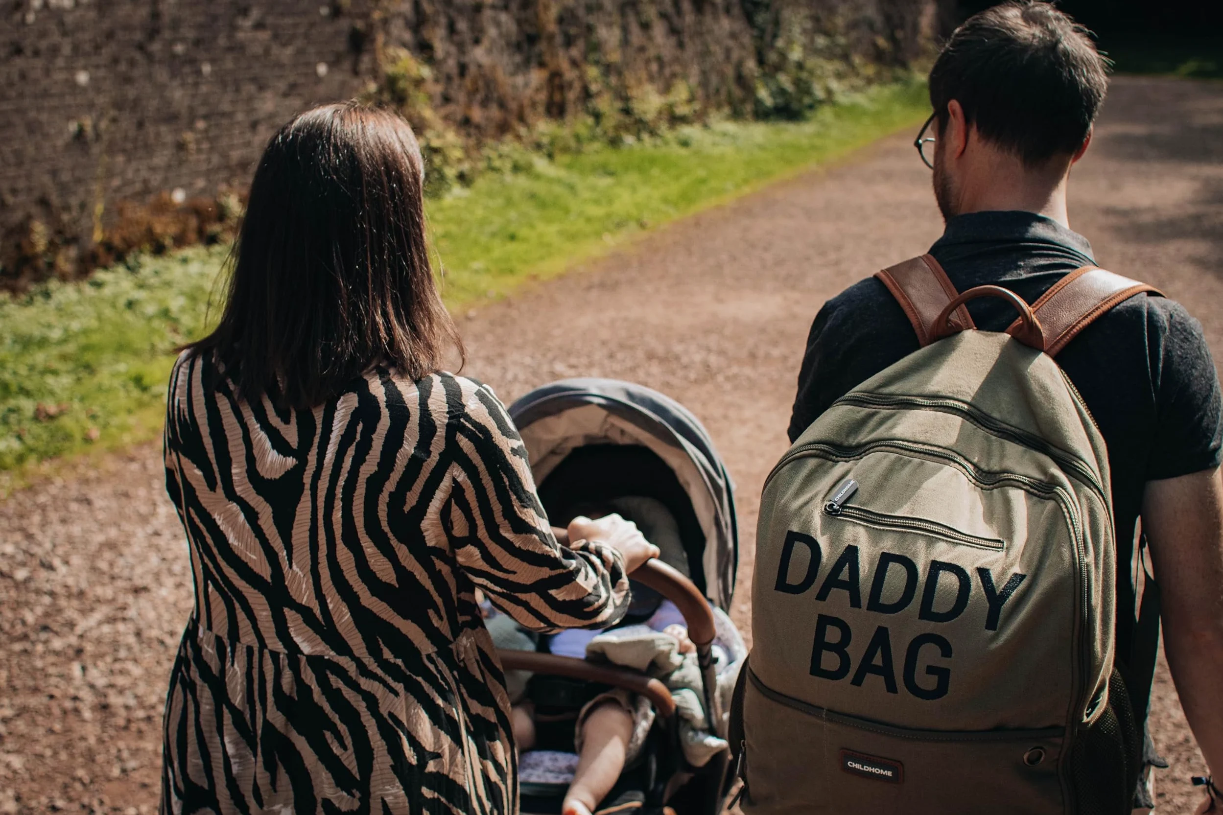 Childhome Zaino fasciatoio Daddy Bag, cachi