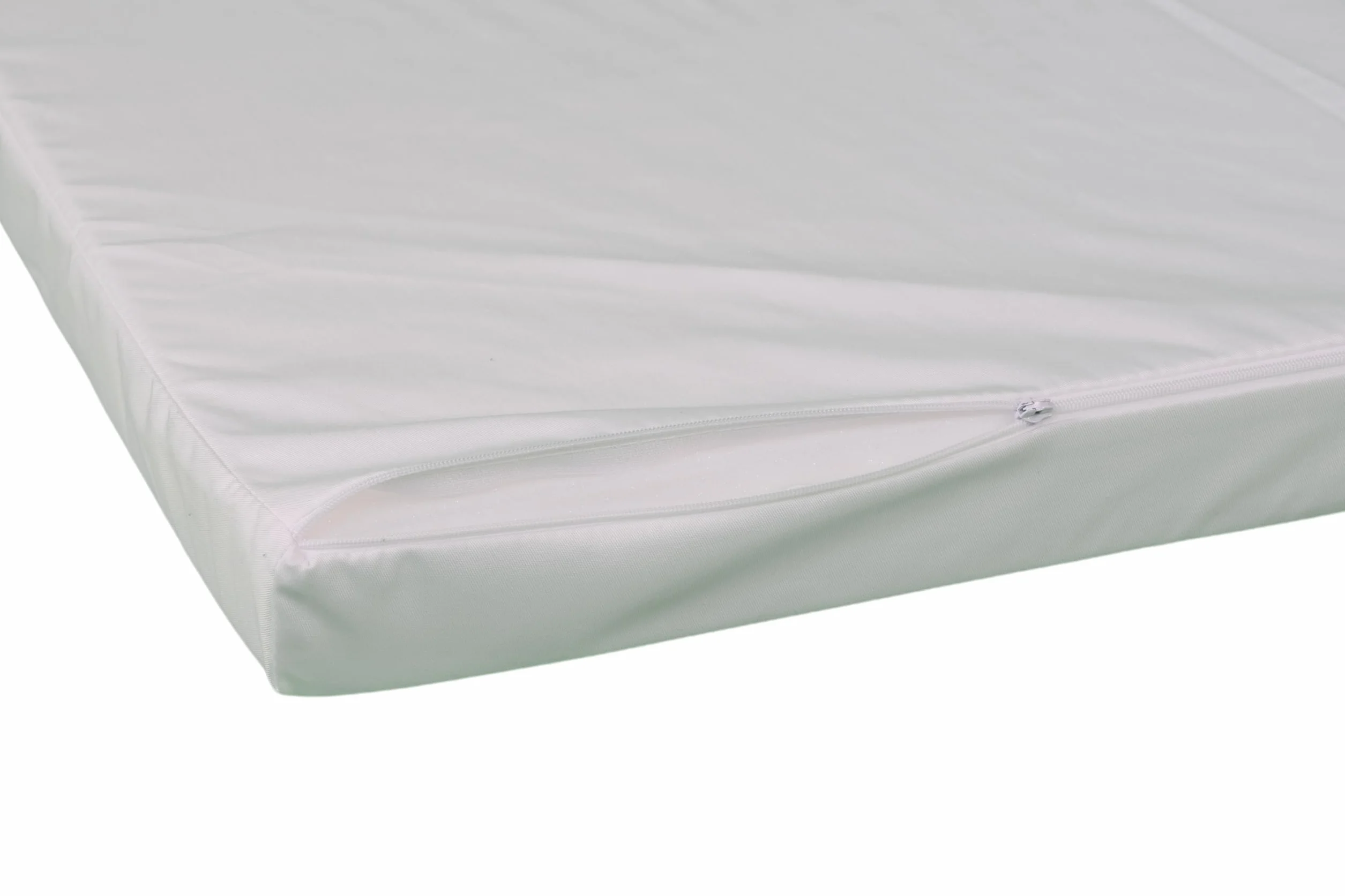 Materasso Pieghevole per Bambini GHIOCUSCINI 120x60 cm Altezza 5 cm Cotone Bianco Lavabile Waterfoam Made in Italy EN16890:2017