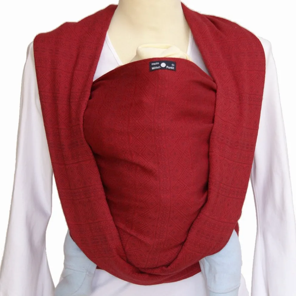 Didymos - 21807 - Sciarpa portabebè - Indio - Rosso Rubino - T 7 (520 cm)