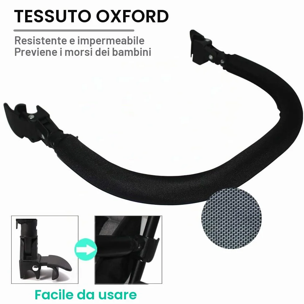 Paracolpi per passeggini adatto per Babyzen YOYO2 YOYO 6+ Passeggini carrozzine e accessori (Cotone oxford)