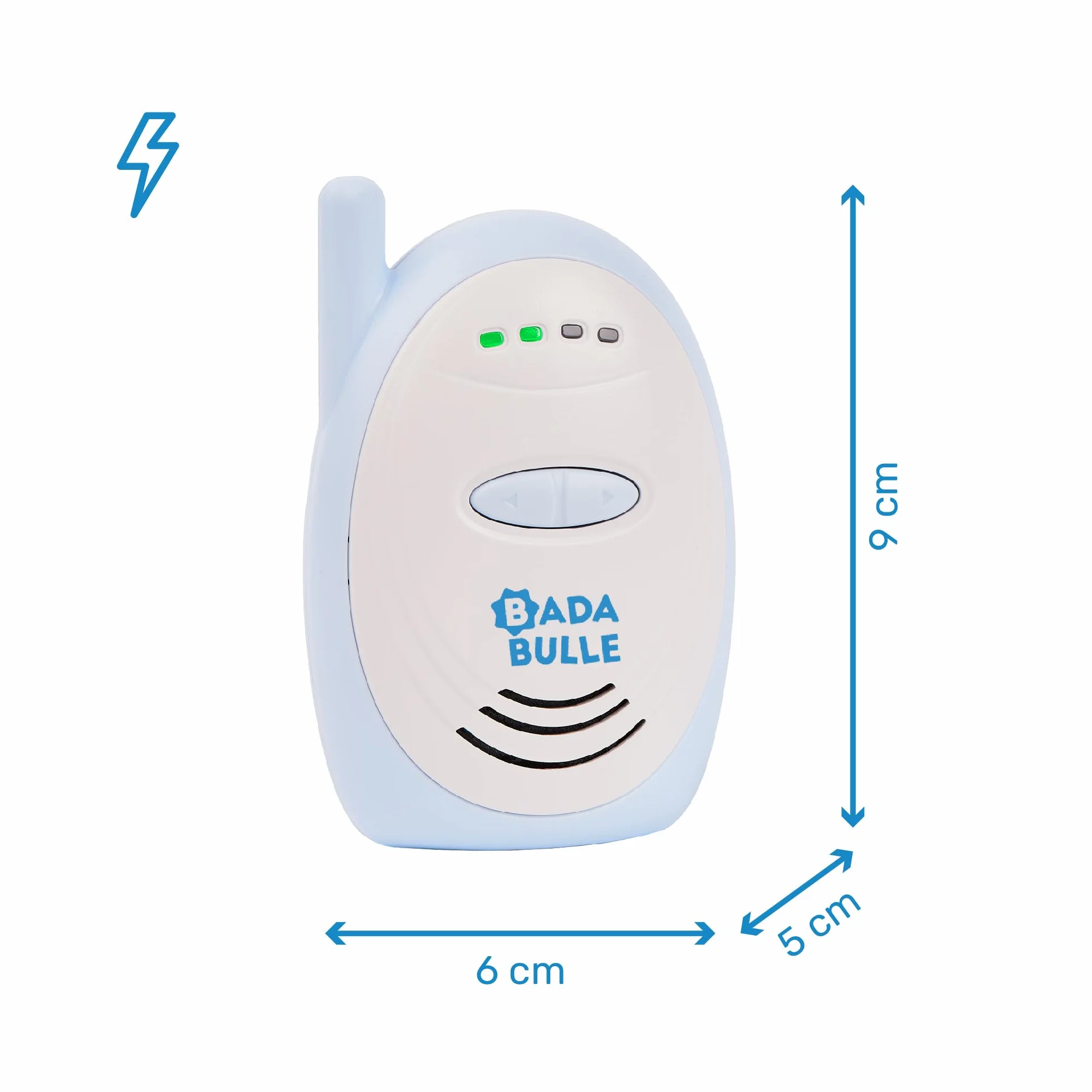 Badabulle Babyphone Audio Portata 300m Interfono compatto