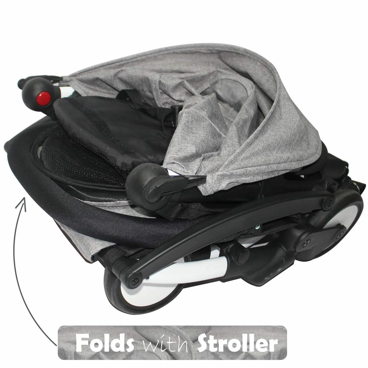 Paracolpi per passeggini adatto per Babyzen YOYO2 YOYO 6+ Passeggini carrozzine e accessori (Cotone oxford)
