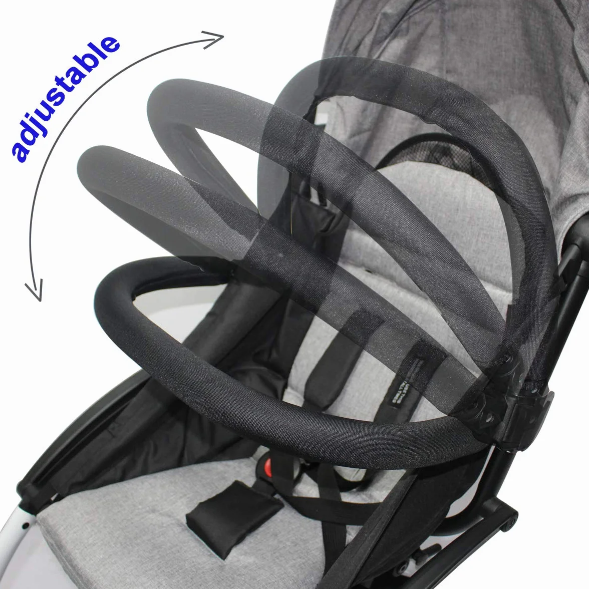 Paracolpi per passeggini adatto per Babyzen YOYO2 YOYO 6+ Passeggini carrozzine e accessori (Cotone oxford)