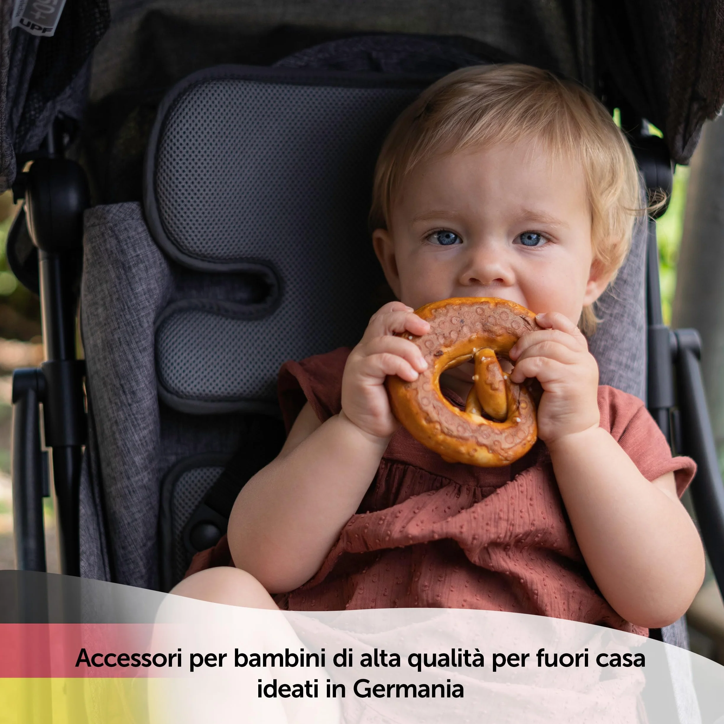 Zamboo Copri Seggiolino Auto Bambini Universale Antisudore Traspirante Grigio Scuro