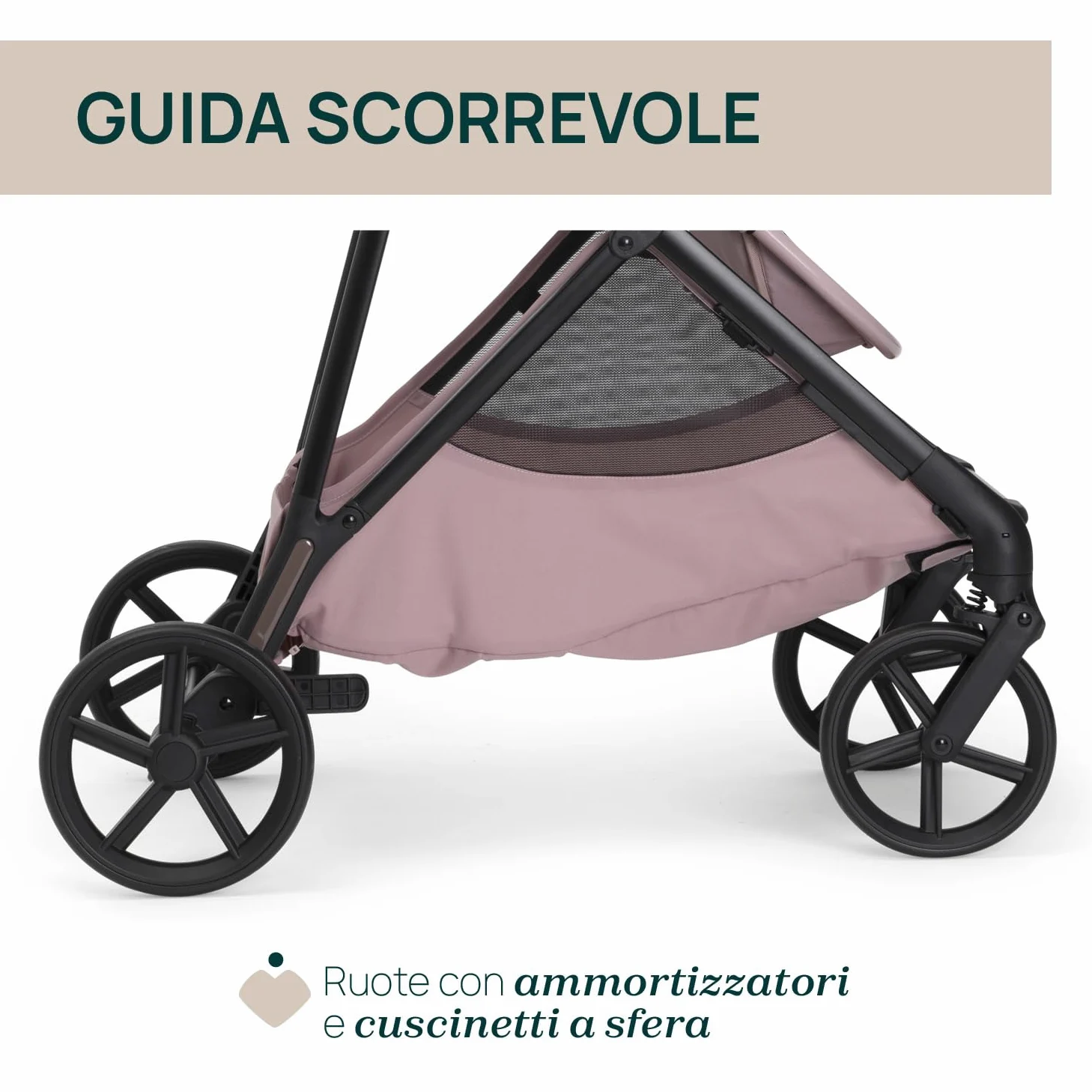 Chicco Passeggino Seety, Passeggino Leggero e Compatto Da 0 Mesi a 4 Anni, Portata Max 22kg, Passeggino Pieghevole, Schienale Reclinable, Chiusura Automatica in 1 Gesto, Capotte Parasole e Parapioggia
