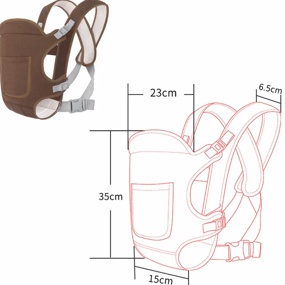 Marsupio Neonato,Marsupio Neonato 0-24 Mesi,Fascia Porta Bebe,Marsupio Neonati Ergonomico, Porta Bambino da 0-24 Mesi(Inferiore a 15kg) Puro Cotone Traspirante Leggero per Neonati