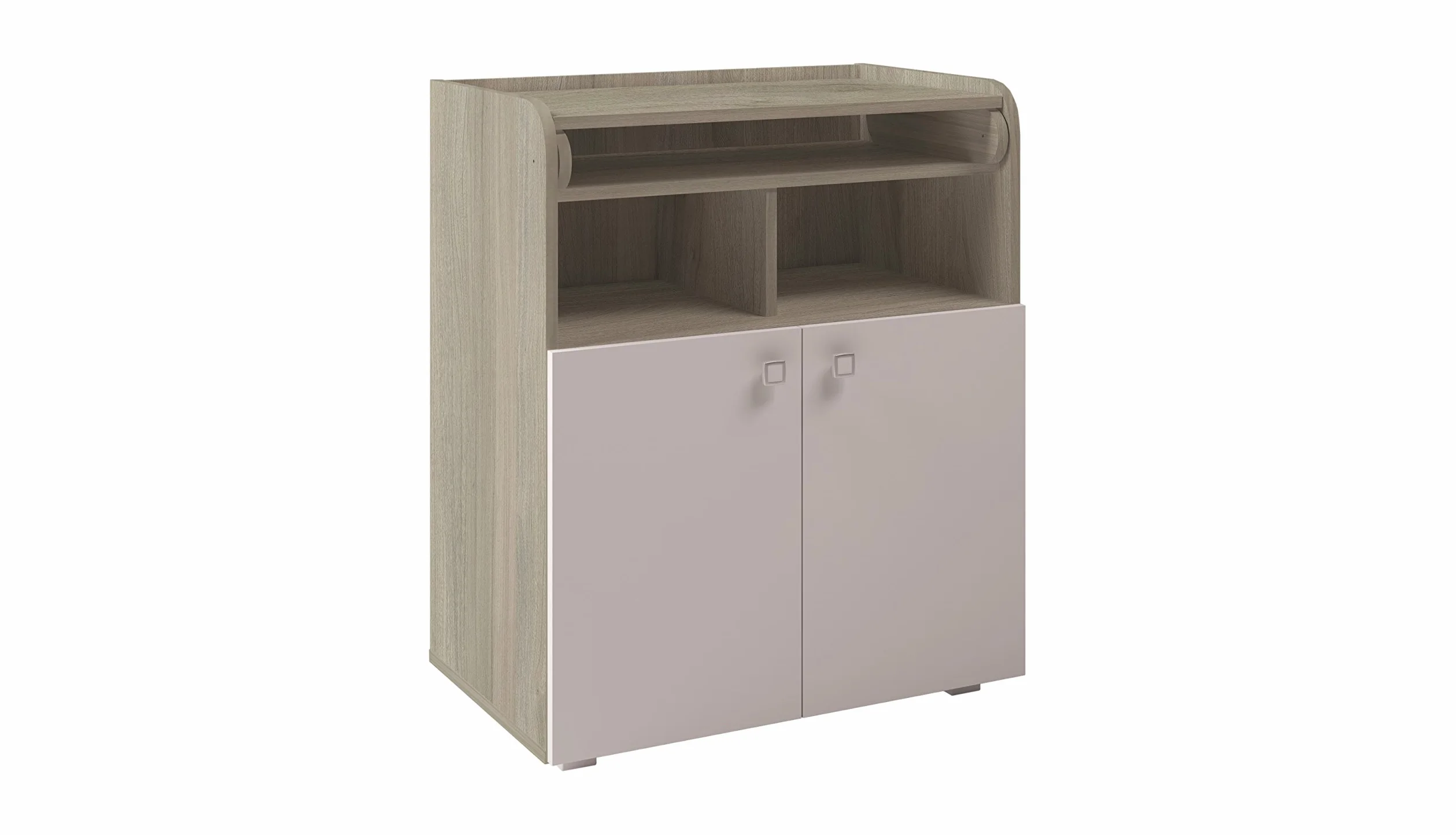 AVANTI TRENDSTORE - Lena - Fasciatoio in legno laminato, con superficie pieghevole. Disponiible in diverse colorazioni. Dimensioni LAP 70x86x47 cm. (Olmo/Bianco)