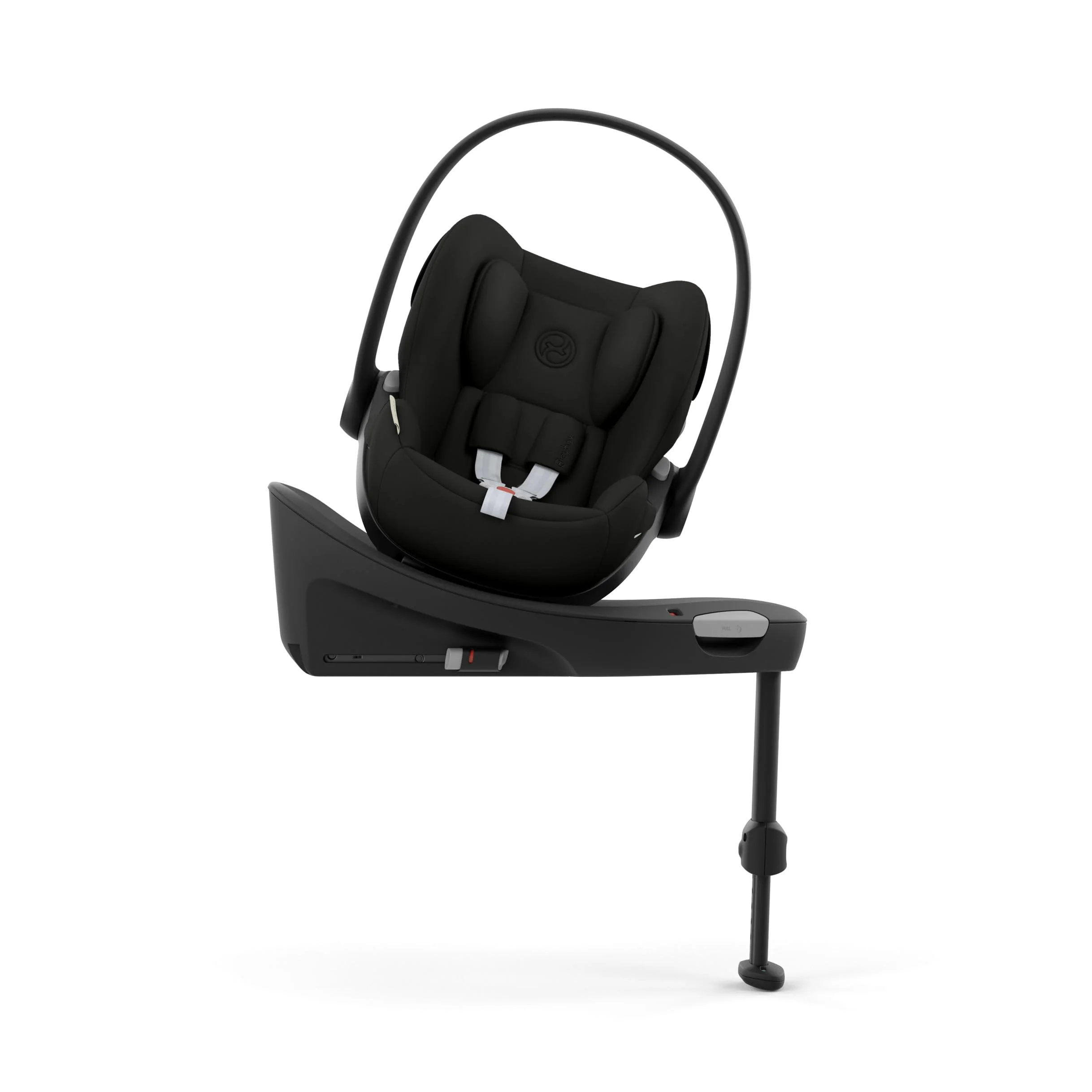 CYBEX Gold Seggiolino auto Cloud G i-Size Comfort, Incl. riduttore per neonati, Dalla nascita a circa 24 mesi, Per bambini da 40 cm a 87 cm, Max. 13 kg, Magic Black
