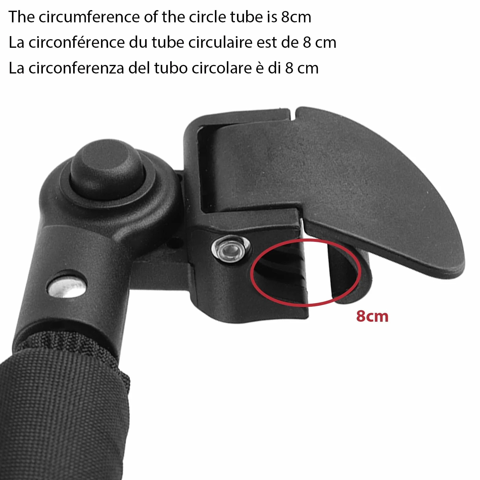 Prams per le Barre del Paraurti Regolabili del Bracciolo Passeggino per Baby-passeggino per il Bracciolo, Passeggini, per Babyzen e Yoyo, per la Distanza tra Due Tubi è 38-42 Cm