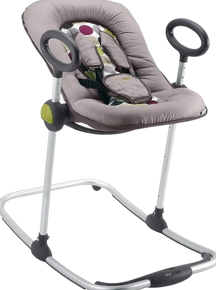 BÉABA - Sdraietta Up & Down I, Regolabile Premendo Semplicemente un Bottone, 4 Altezze, 3 Inclinazioni, per Neonati e Bambini, Riduttore per la Nascita, Comoda, Nero