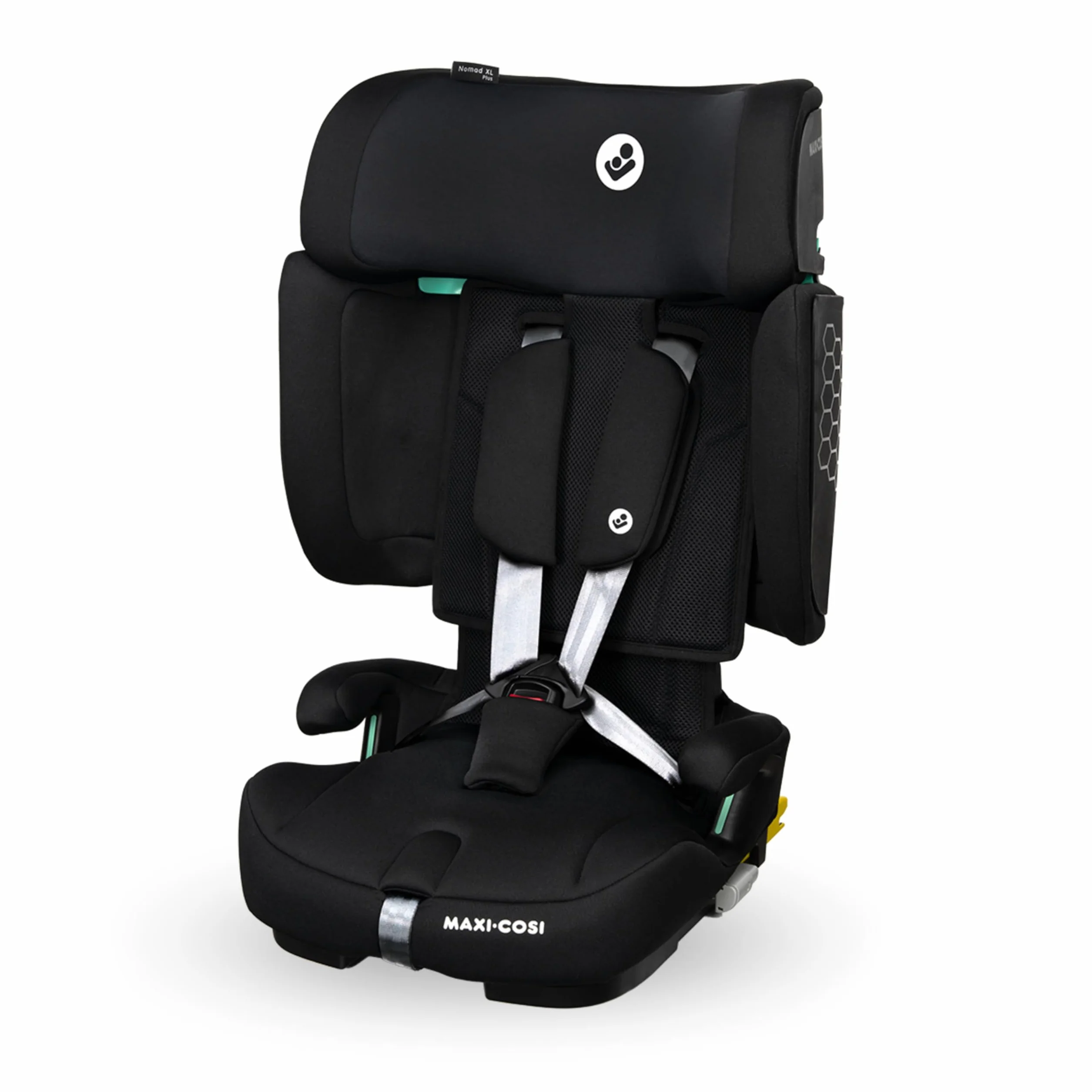 Maxi-Cosi Nomad XL Plus, Seggiolino Auto 9-36 kg Evolutivo, 15 Mesi-12 Anni, 76-150 cm, Seggiolino Auto Pieghevole, Ultracompatto e Leggero, Protezione Impatti Laterali G-CELL, Borsa, Authentic Black