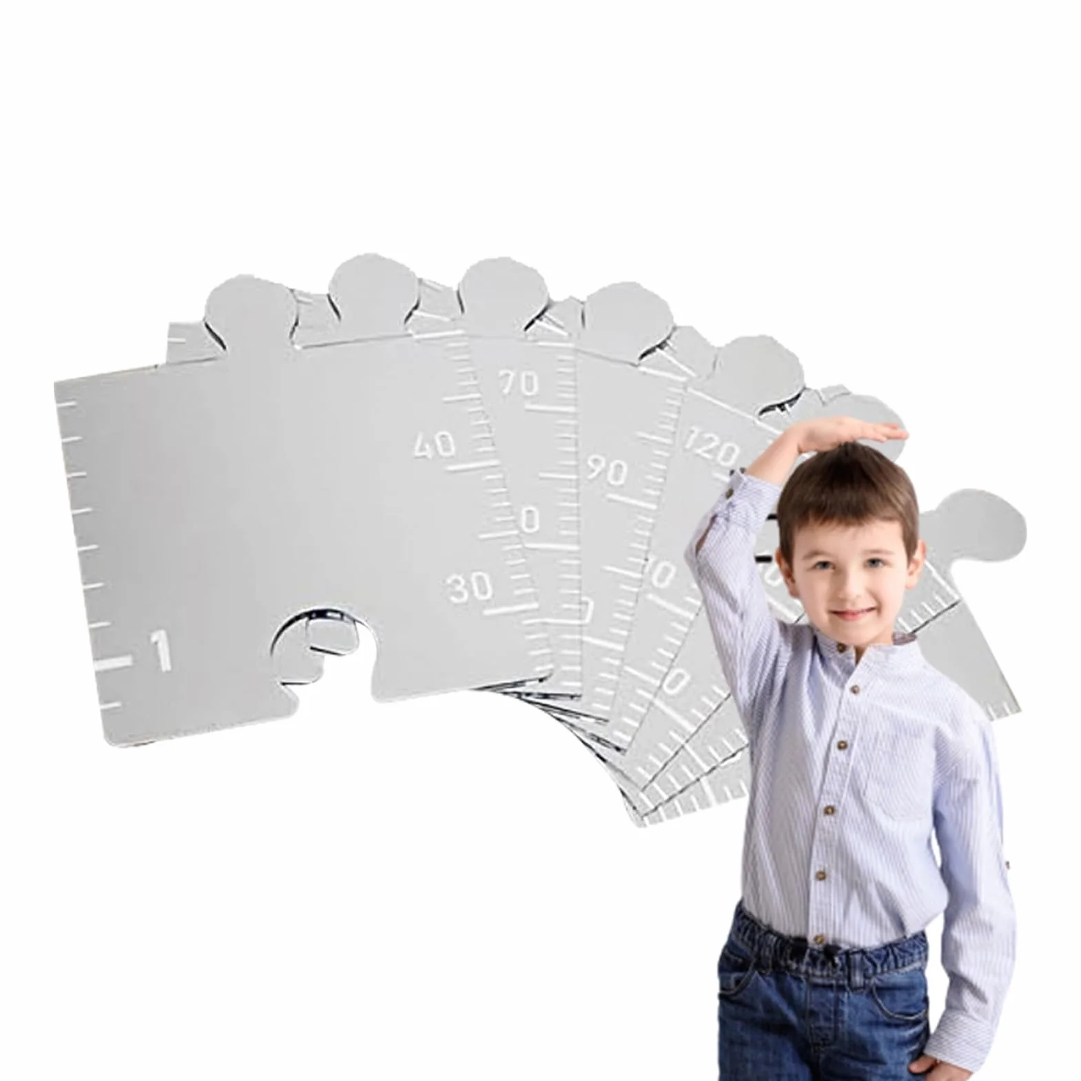 Strumento Di Misura Della Dimensione A Specchio, Tabella Di Crescita A Parete Per Bambini