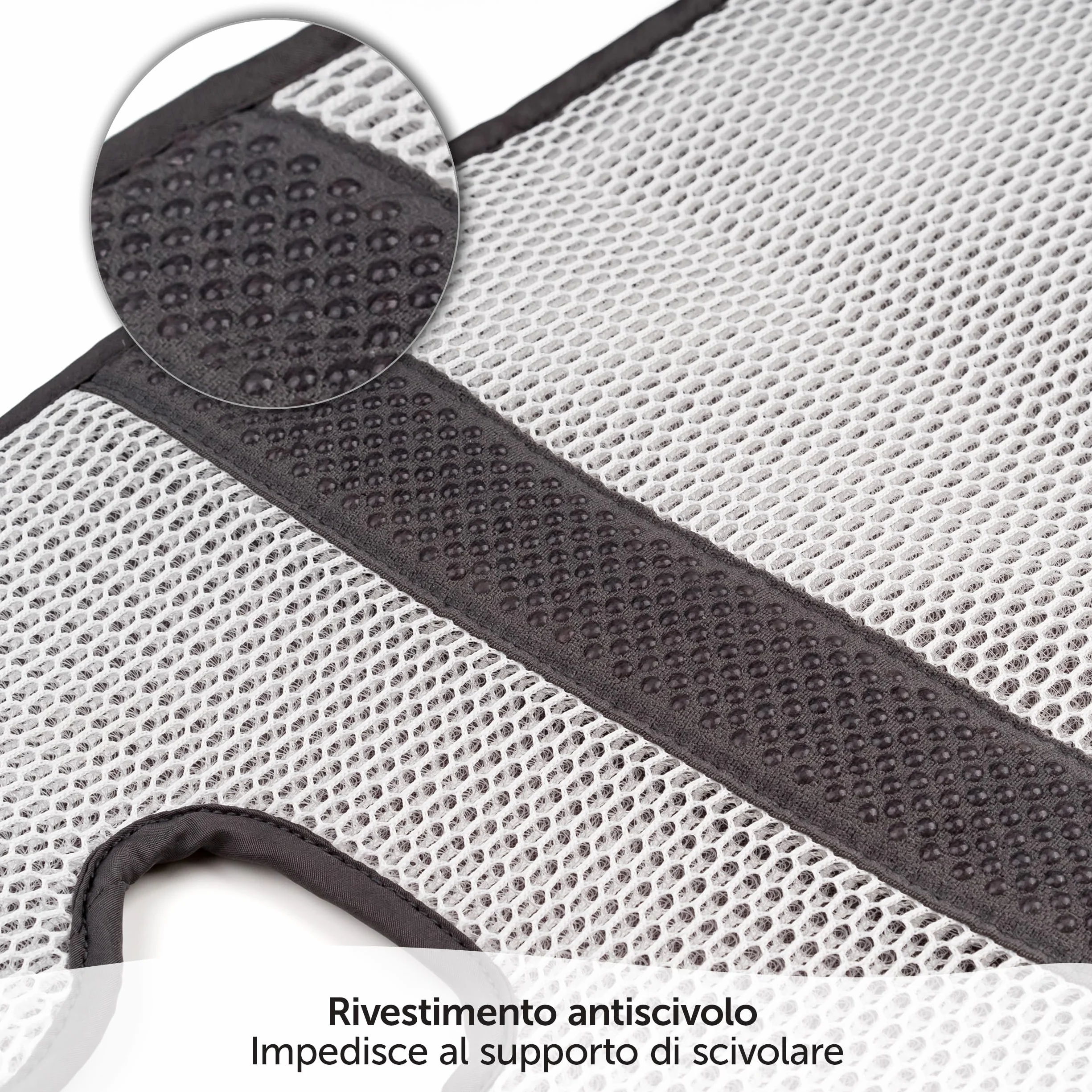 Zamboo Copri Seggiolino Auto Bambini Universale Antisudore Traspirante Grigio Scuro