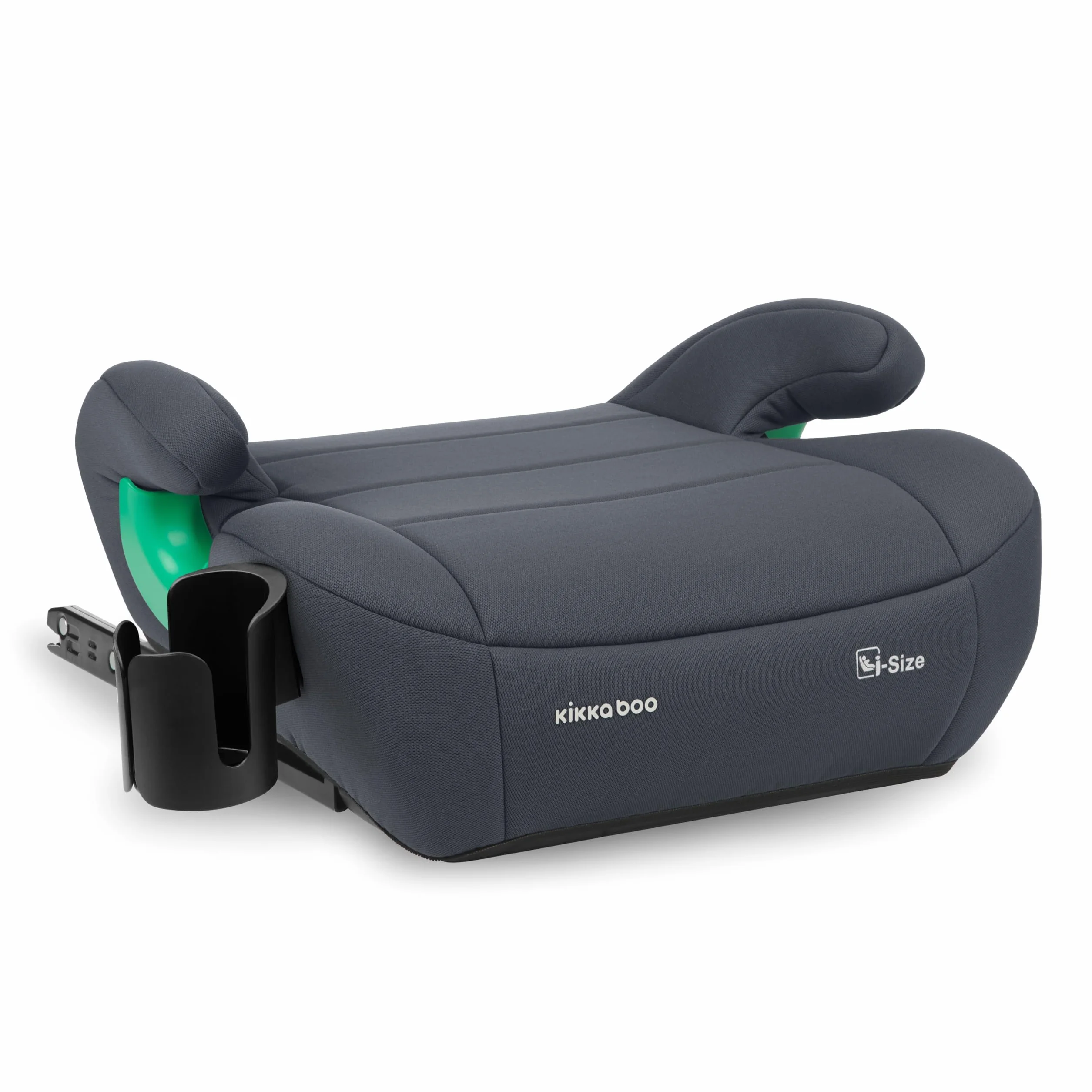 KikkaBoo Rialzo Auto Bambini ISOFIX i-POP i-Size 125-150 cm Seggiolino Auto 22-36 kg Gruppo 3 Grigio