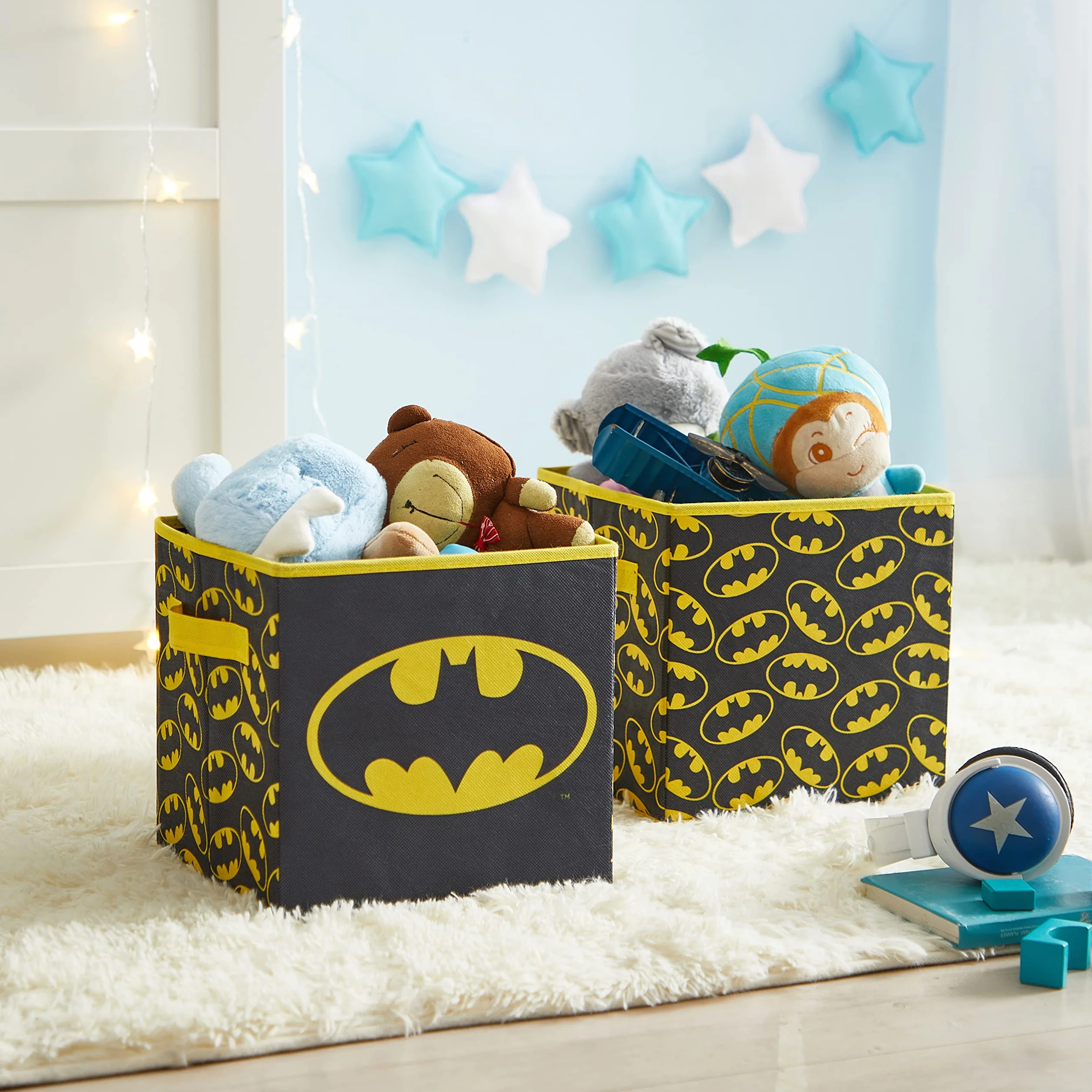 Idea Nuova Batman 2-pak składanych kostek czarny