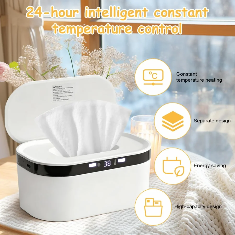 Scaldasalviette per bambini 10W 3 livelli di riscaldamento rapido USB luce notturna
