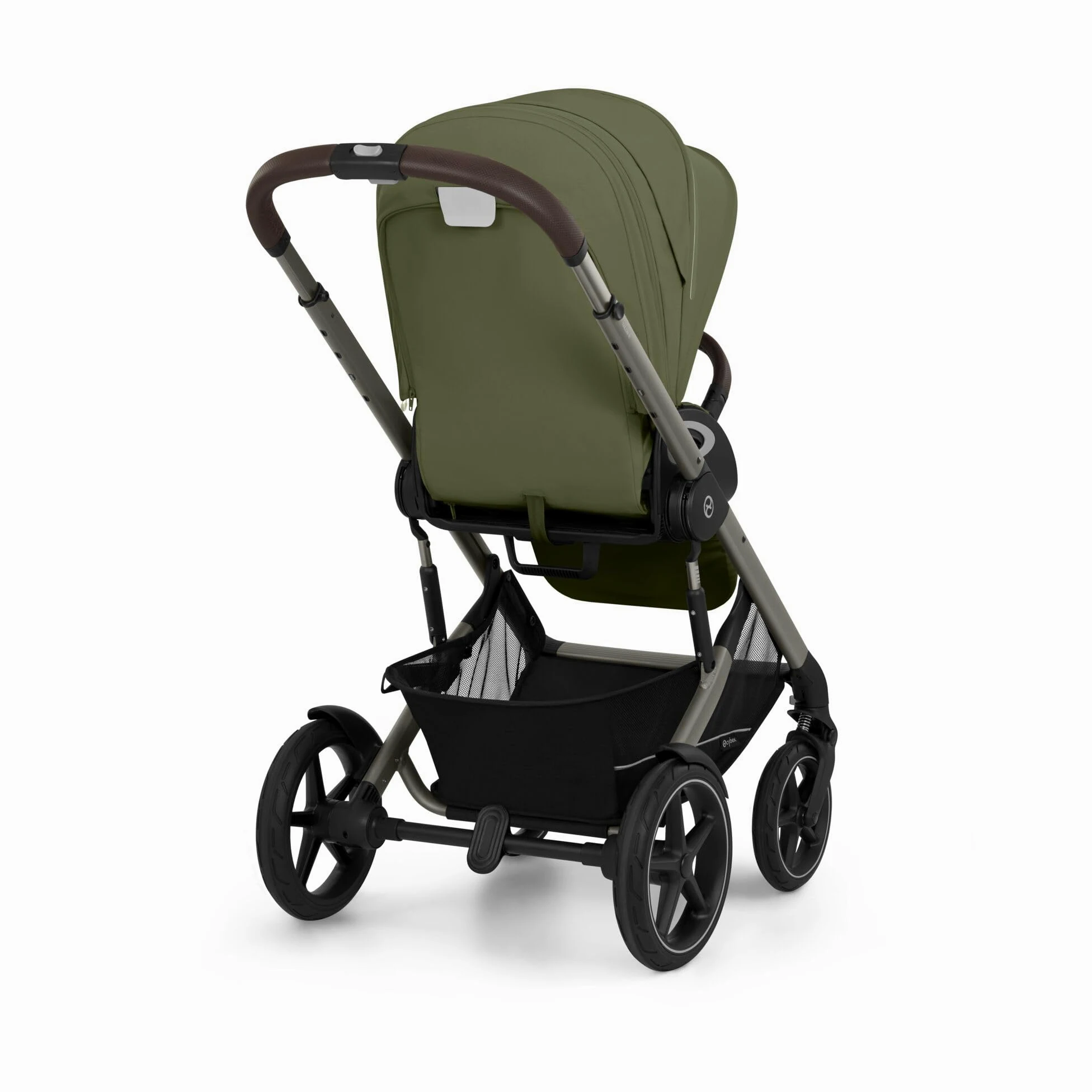 CYBEX Gold TALOS S LUX Passeggino, Dalla Nascita Fino a 22 kg (Circa 4 Anni), Con Sospensioni Fuoristrada, Maniglione Regolabile e Posizione Reclinabile Ergonomica, Moss Green