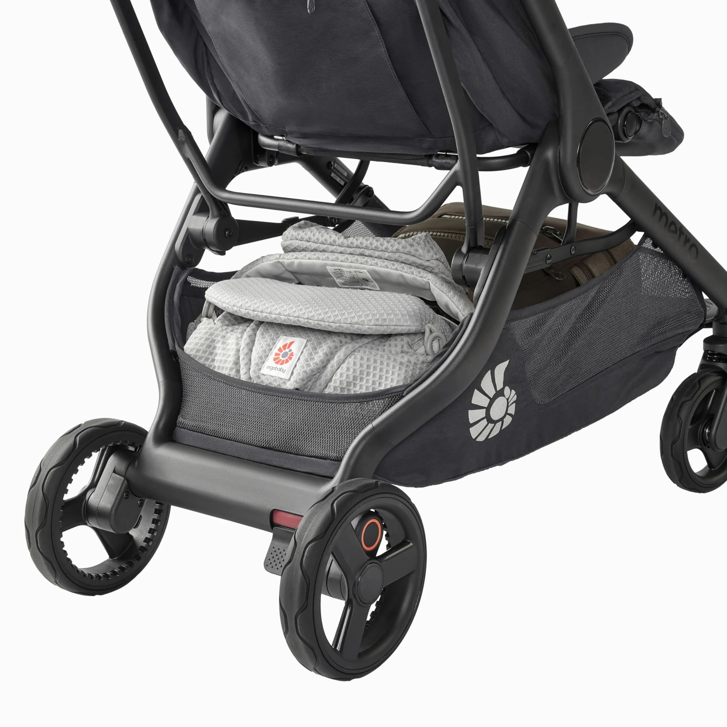 Passeggino Ergobaby Metro3 con funzione reclinabile, passeggino dalla nascita a 22 kg (0-4 anni), pieghevole e compatibile con il seggiolino auto, seduta ergonomica, Graphite Grey