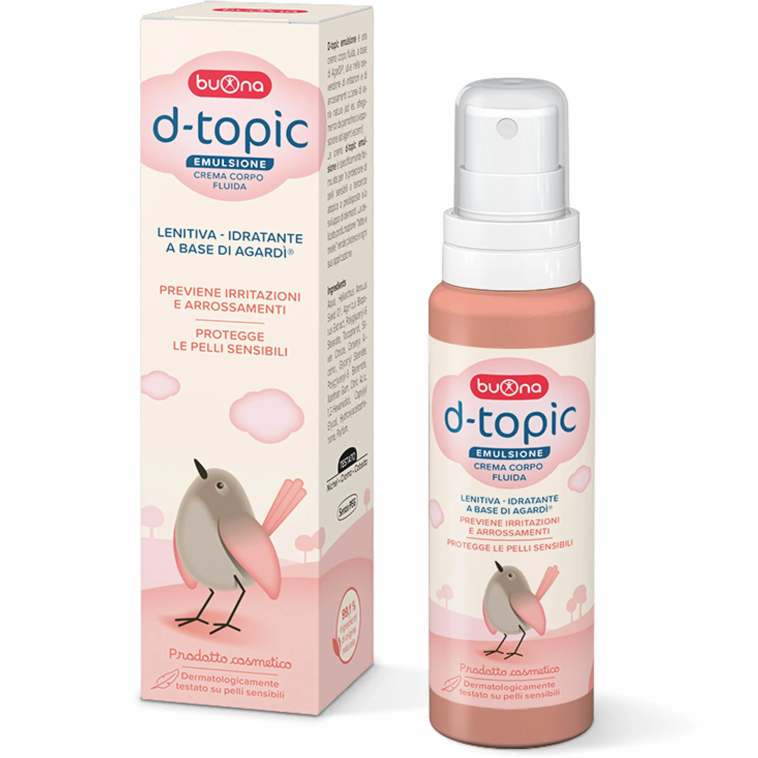 Crema Corpo Bambini e Neonati 100ml Emulsione Lenitiva Idratante Pelle Sensibile Secca Screpolata Atopica Profumo Latte e Miele