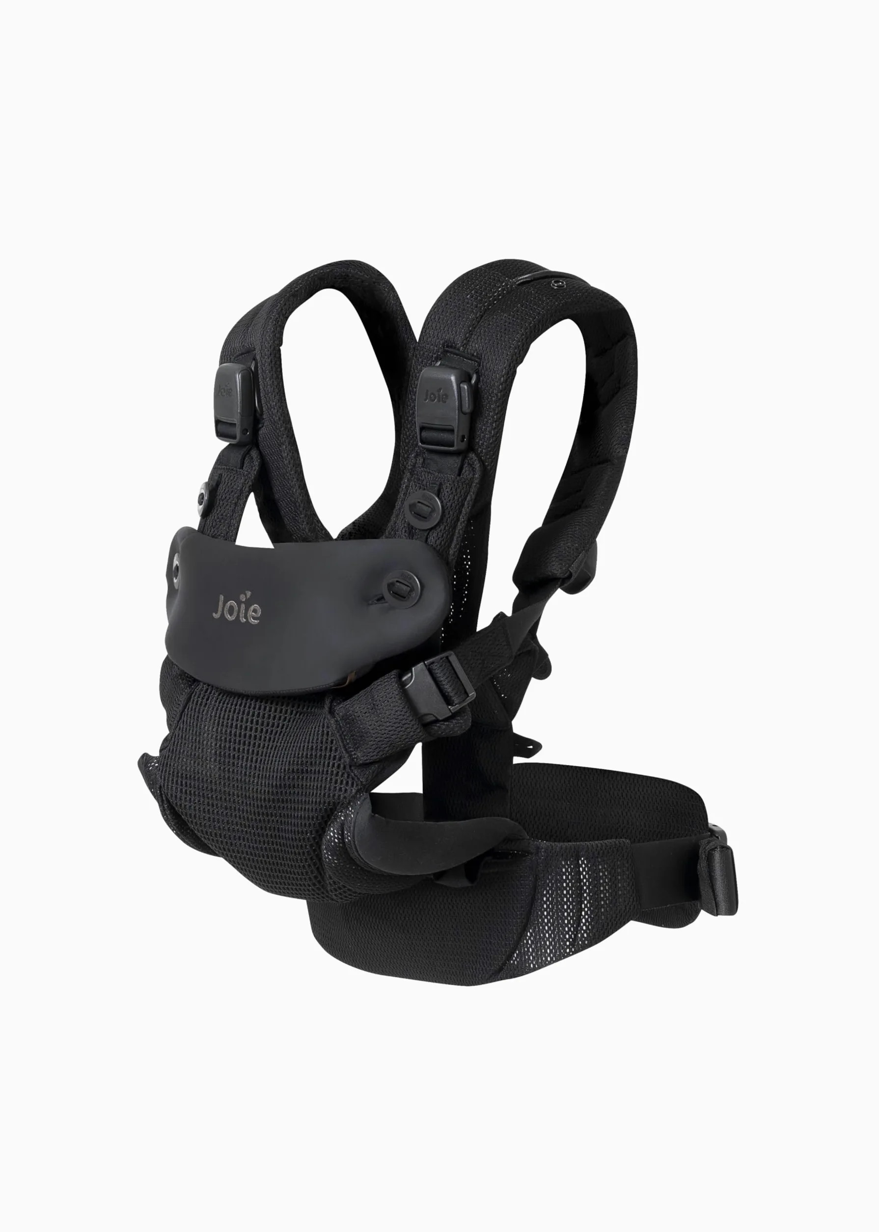 Joie savvy™ air marsupio 4in1 – 4 modalità di trasporto con supporto per schiena e testa, fibbie magnetiche, design leggero – dalla nascita ai 3 anni (3,5–15 kg), coal