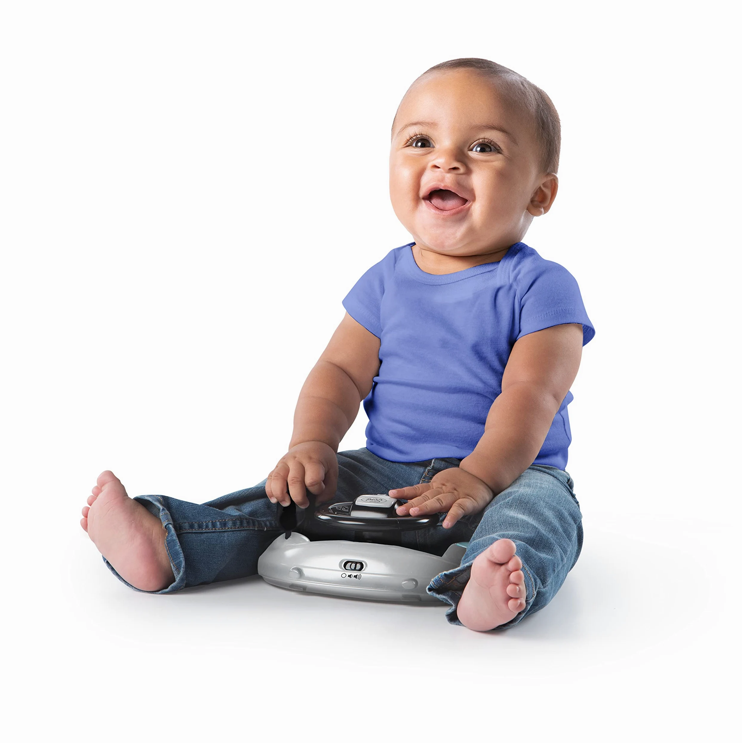 Bright Starts, Ford F-150 4 in 1 rosso, centro attività e girello per bambini con volante rimovibile, neonato, unisex, dai 6 mesi in su