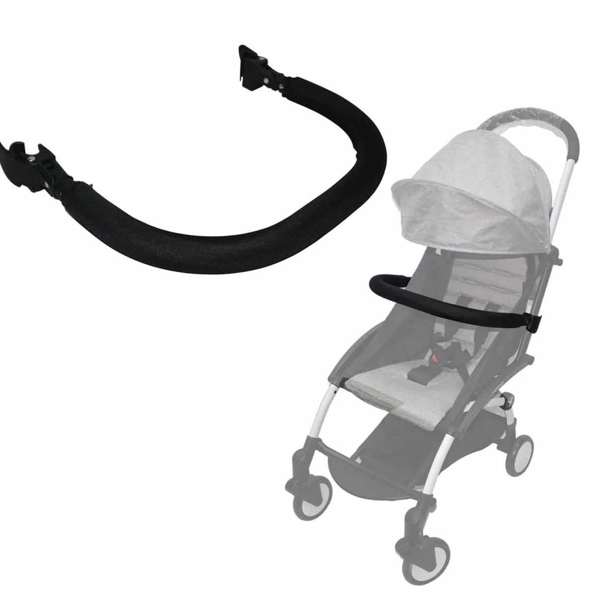 Barra di sicurezza per Babyzen Passeggino YOYO2 e YOYO serie Passeggino (Cotone oxford)