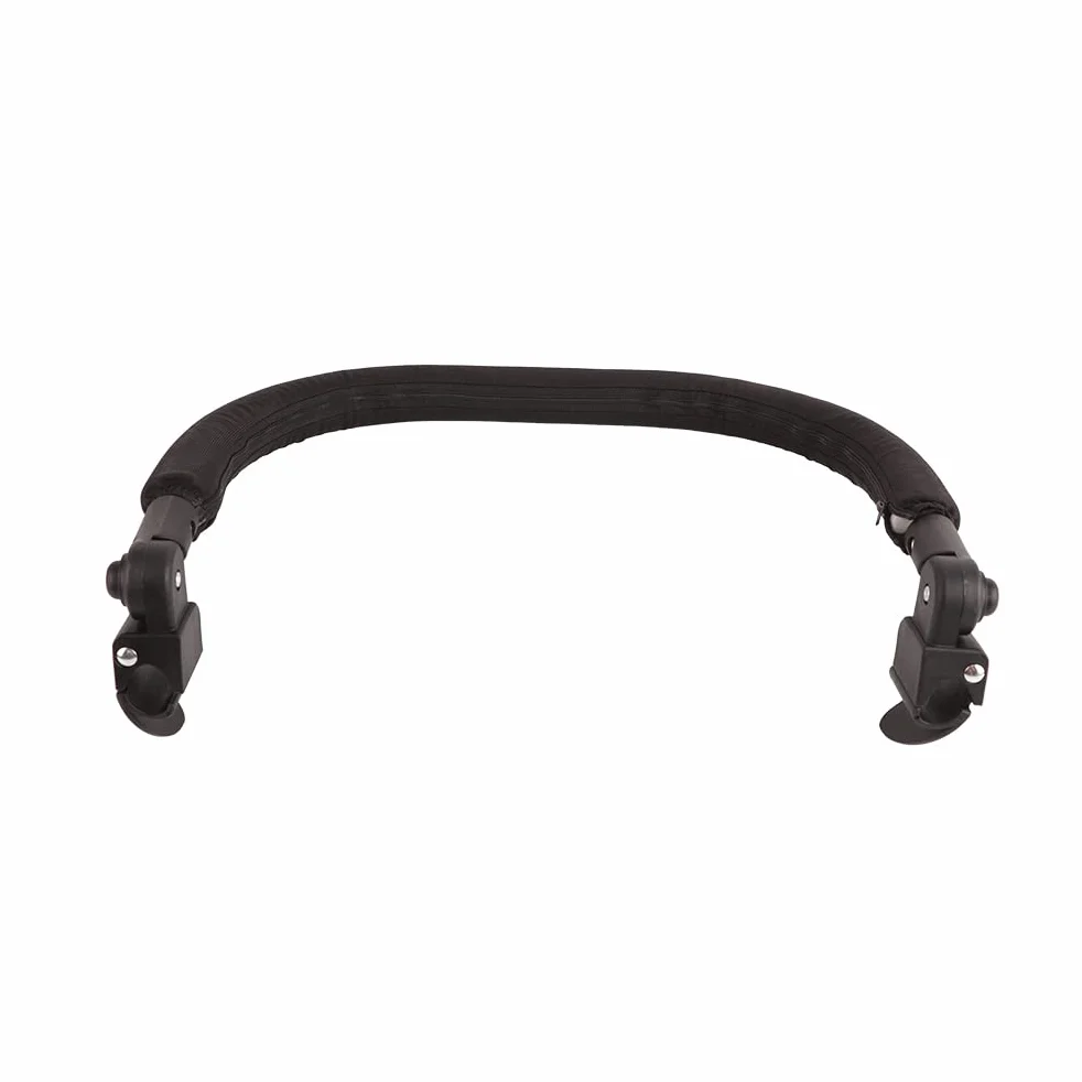 Generic Paraurti universale per passeggino, bracciolo regolabile con copertura con cerniera per una pulizia rapida, compatibile con passeggini Babyzen Yoyo 40 x 9 cm (nero)