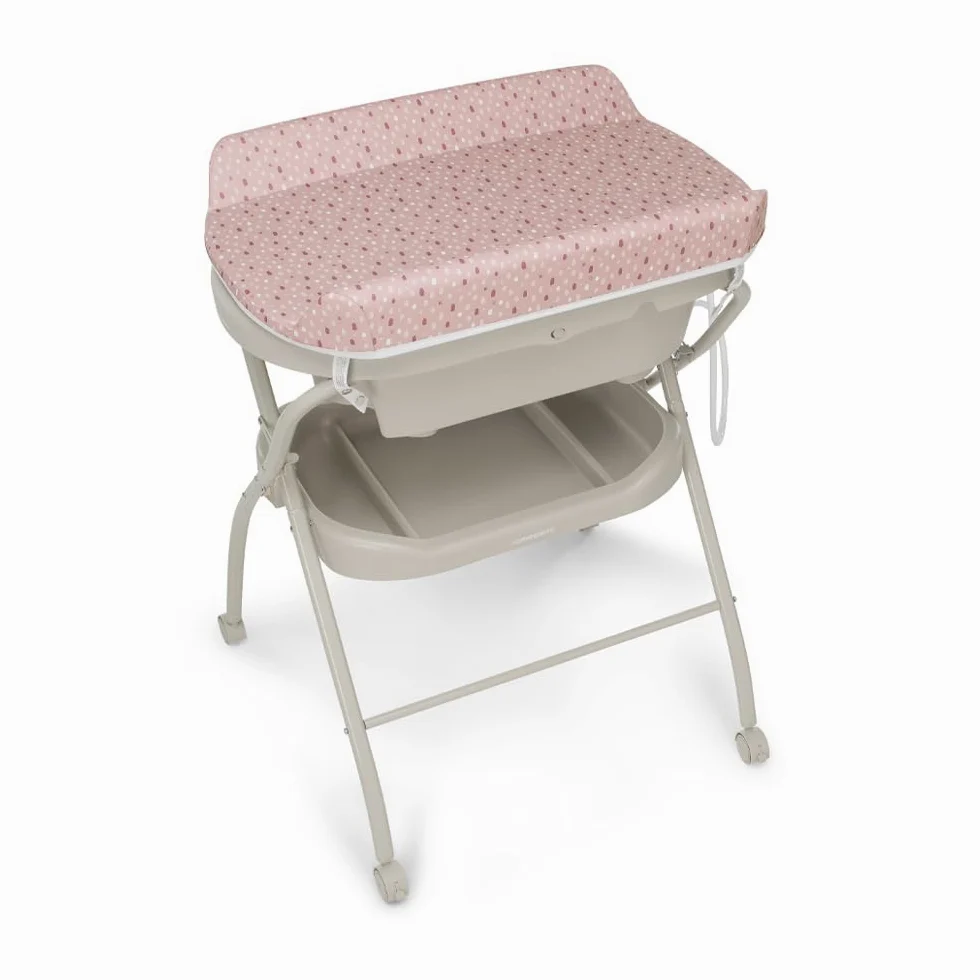 Foppapedretti Bath&Co Bagnetto con fasciatoio pieghevole, Rose