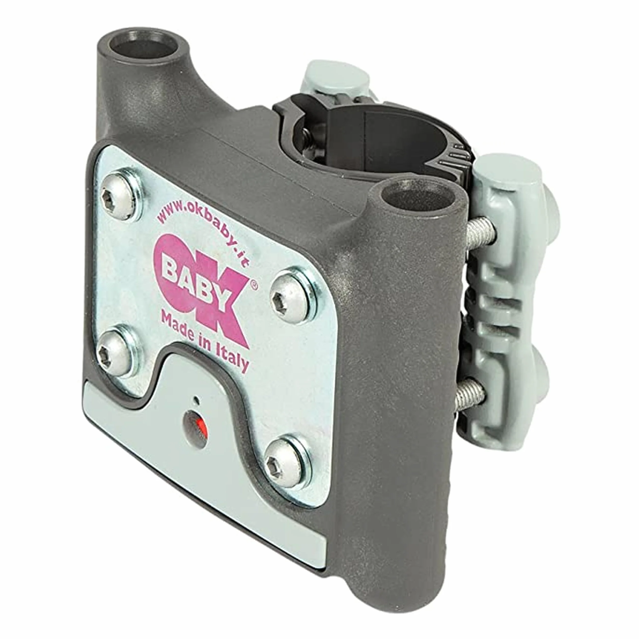 OKBABY Blocco di Fissaggio Bici per Seggiolini Posteriori Baby Shield Sirius 10+ Eggy