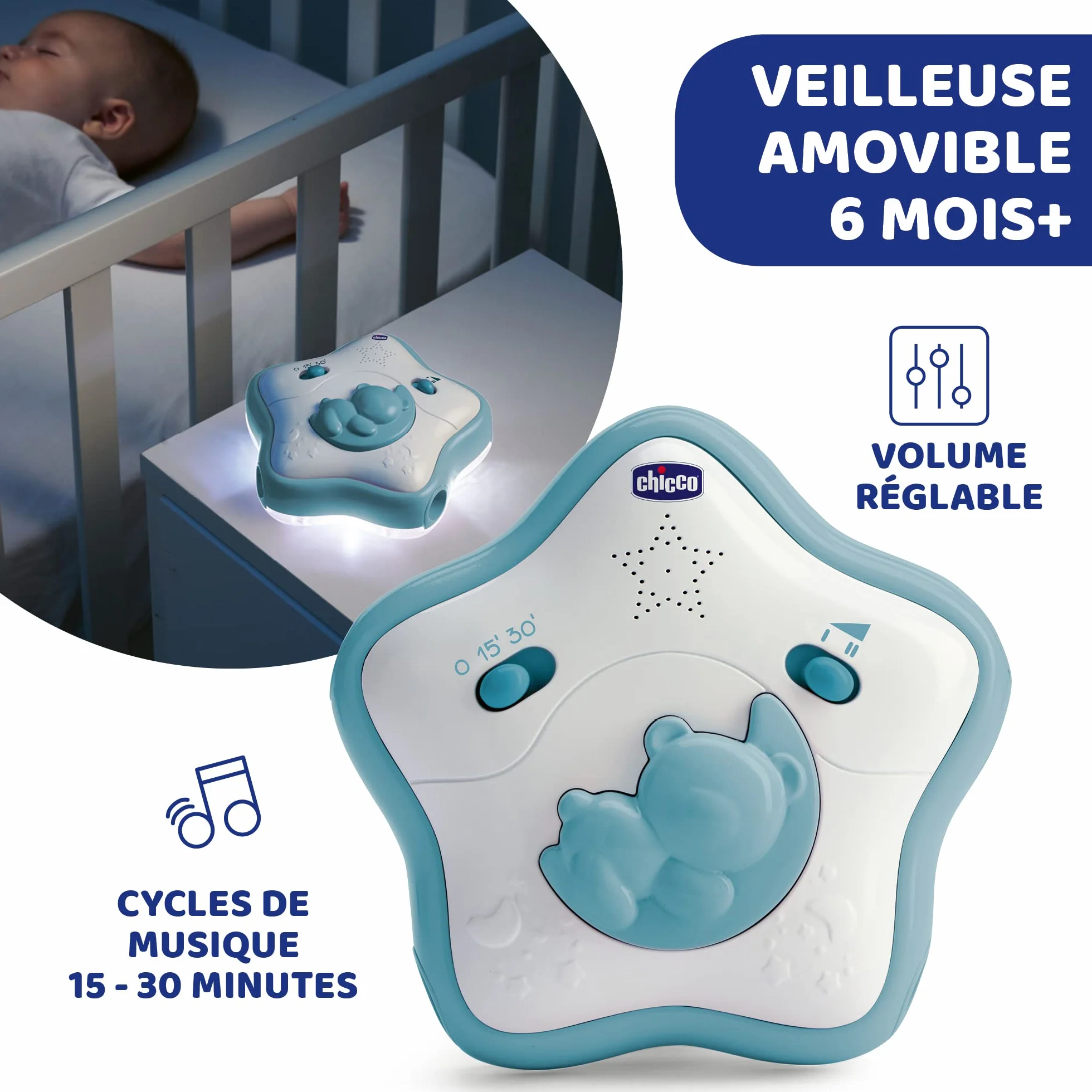 Chicco Arco Lettino Neonato 2in1 Evolutivo Compatibile Next2Me, Pannello Culla con Arco Arcobaleno e Luce Notturna, Musica Rilassante - Giochi Neonati 0+ Mesi