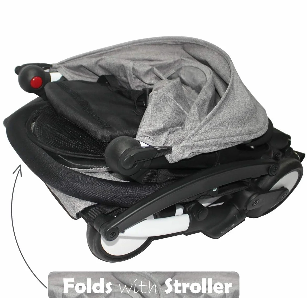 Barra di sicurezza per Babyzen Passeggino YOYO2 e YOYO serie Passeggino (Cotone oxford)