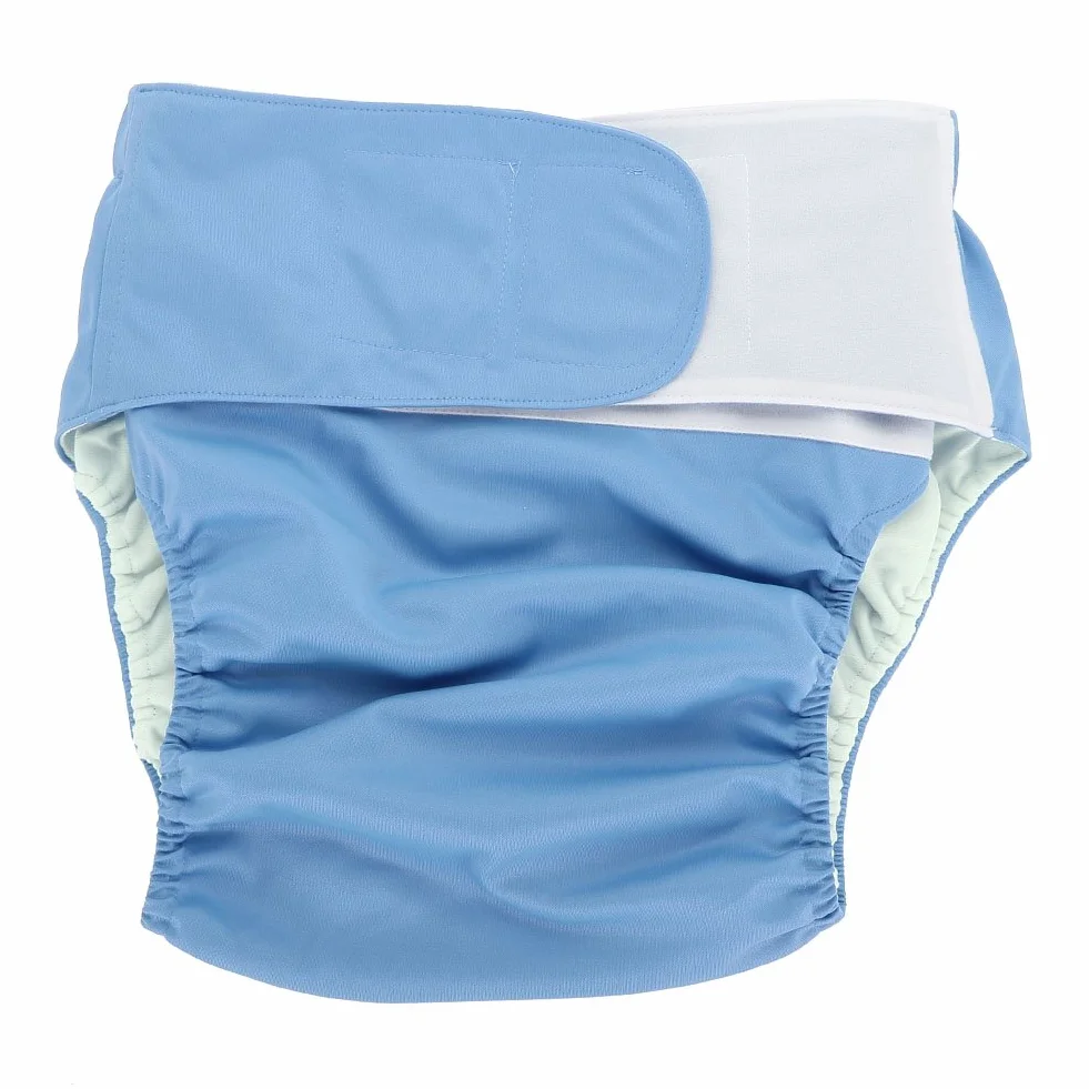 Pannolino in tessuto adulto impermeabile riutilizzabile 4 colori protezione incontinenza