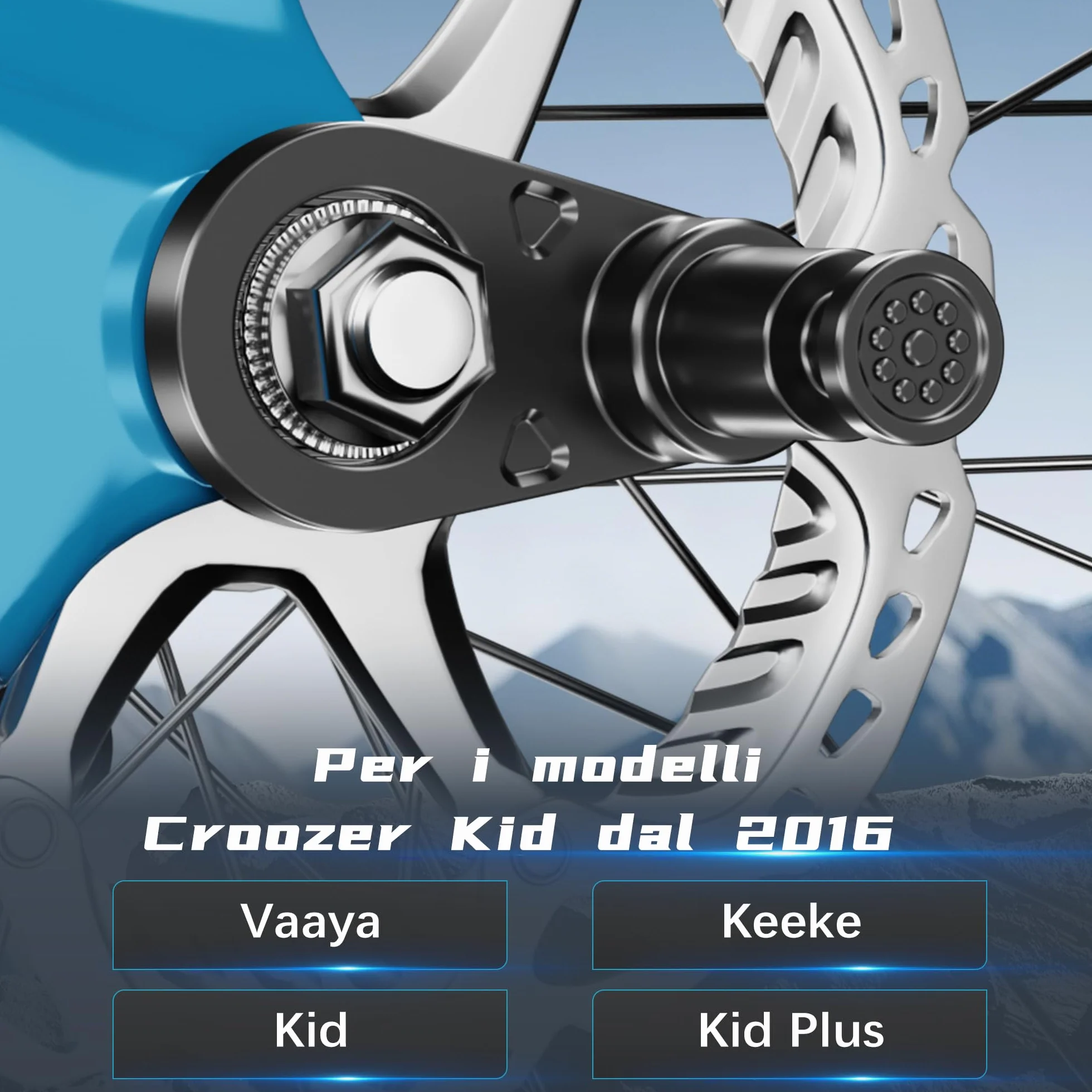 Frizione per rimorchio bicicletta Kid/Kid Plus 2016, gancio traino stabile
