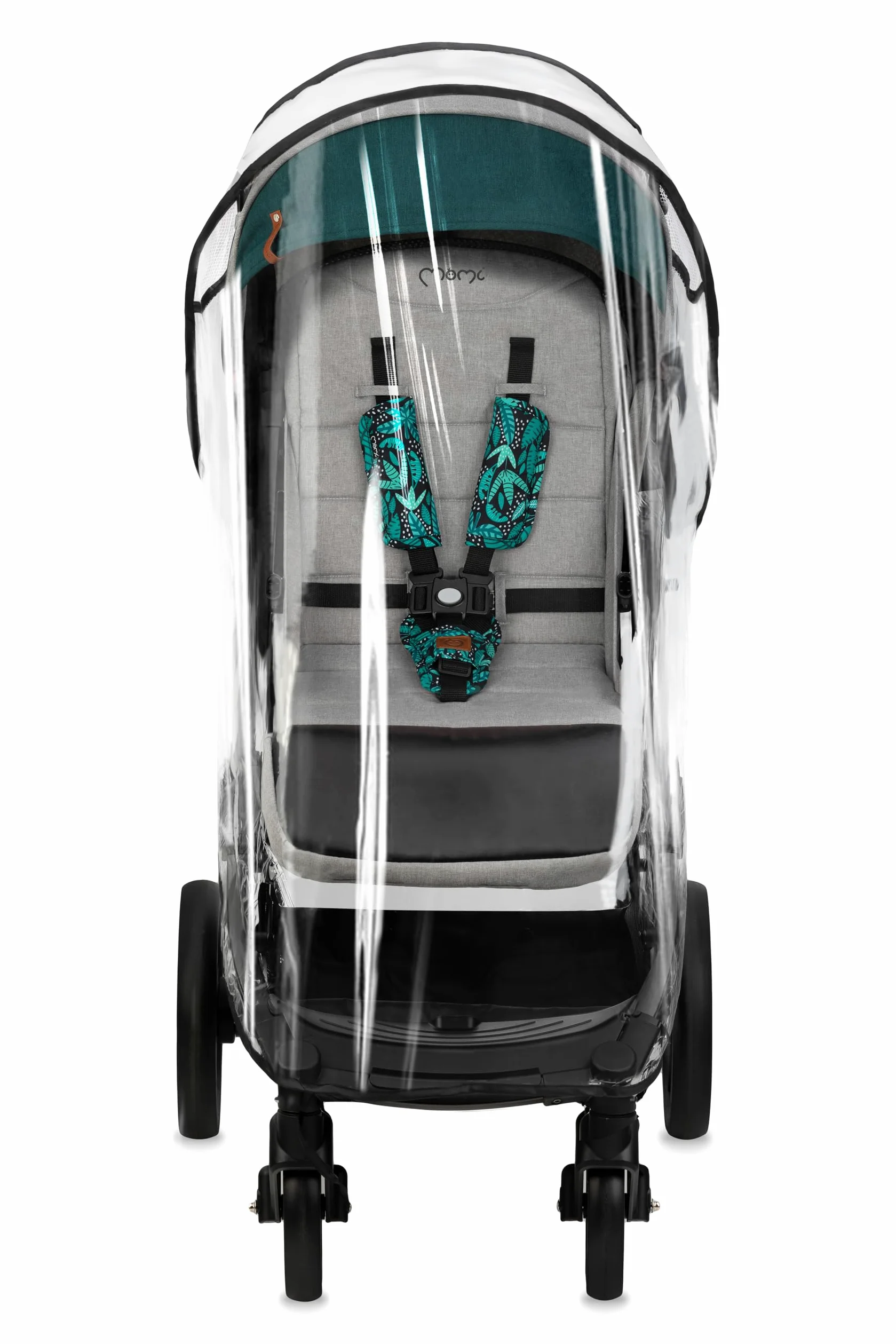 Passeggino MoMi ESTELLE DAKAR a partire da 6 mesi (fino a 22 kg), pieghevole con cintura di sicurezza a 5 punti, cestino porta spesa e funzione di apertura, manico telescopico per il traino