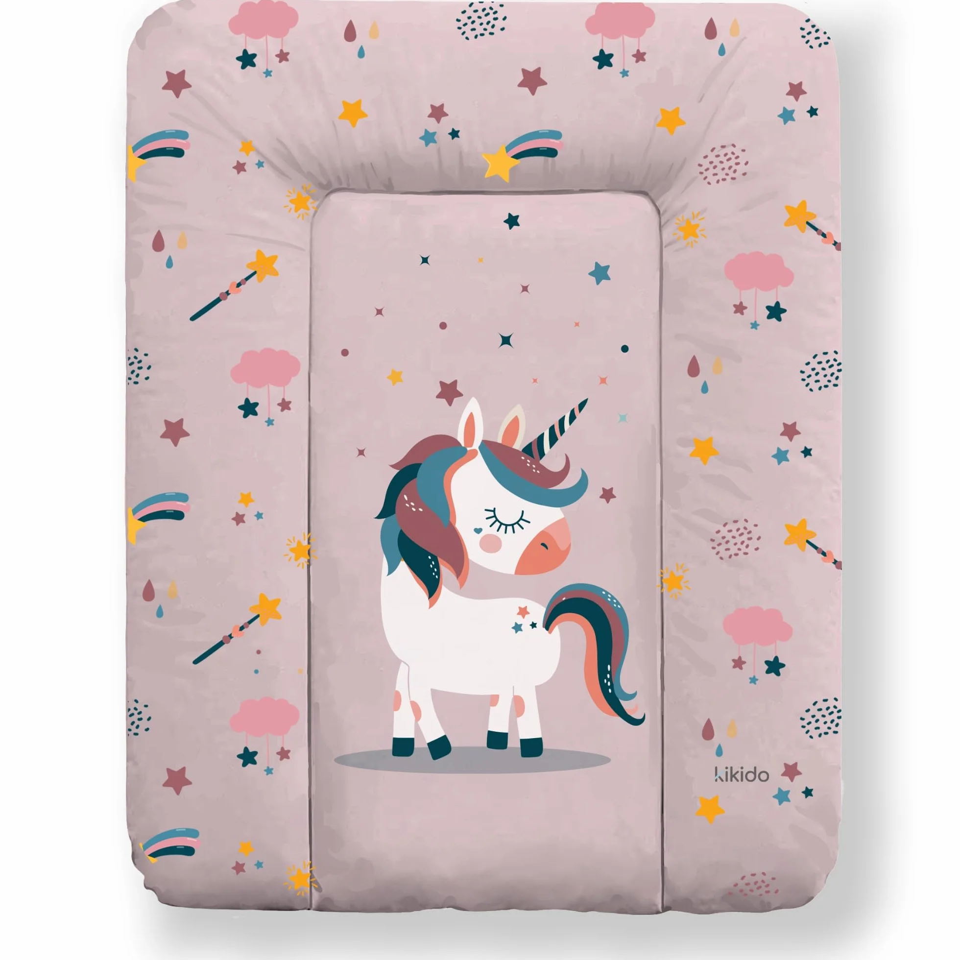 Materassino Fasciatoio 70x50 Unicorno Lavabile Impermeabile Universale per Neonato