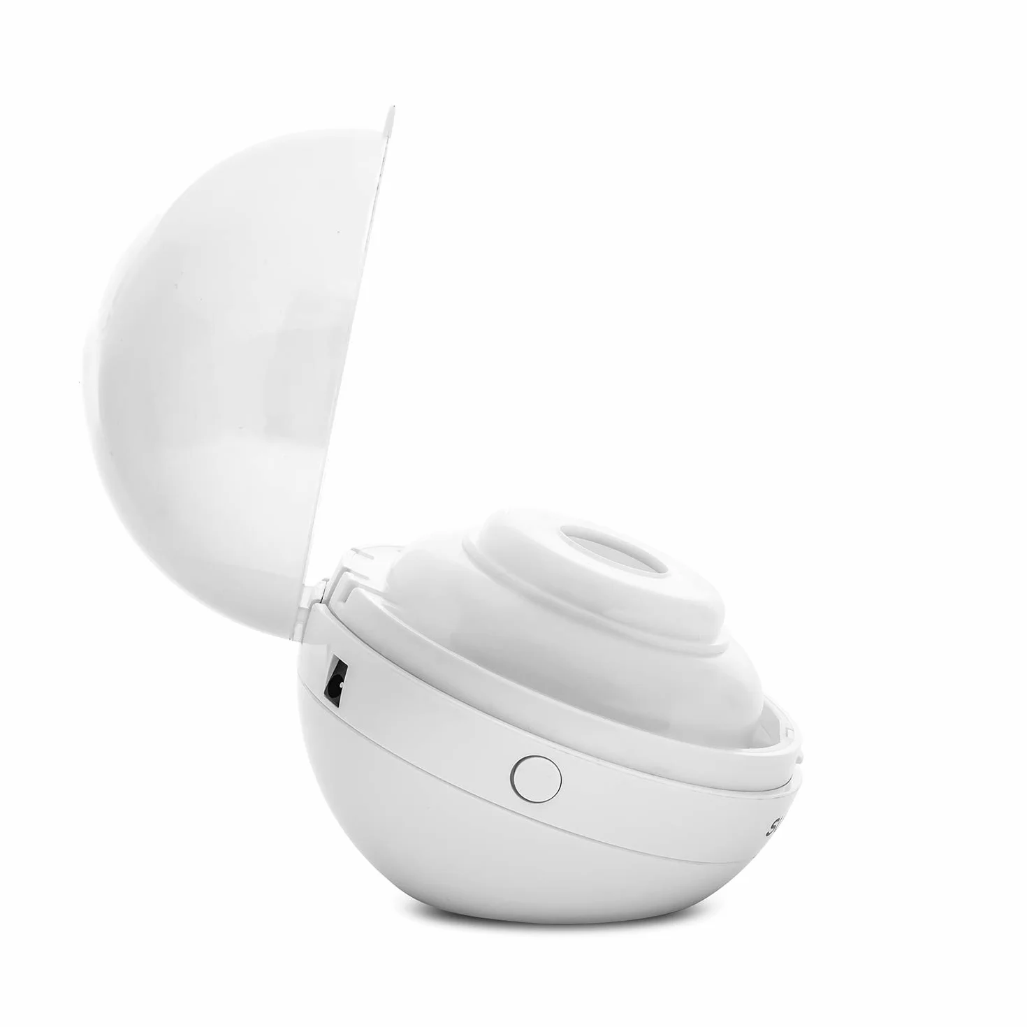 Suavinex DUCCIO - Sterilizzatore portatile per succhietti a luce UV, con USB o con batterie, Sterilizza in 3 minuti, Uccide il 99% dei germi, Bianco